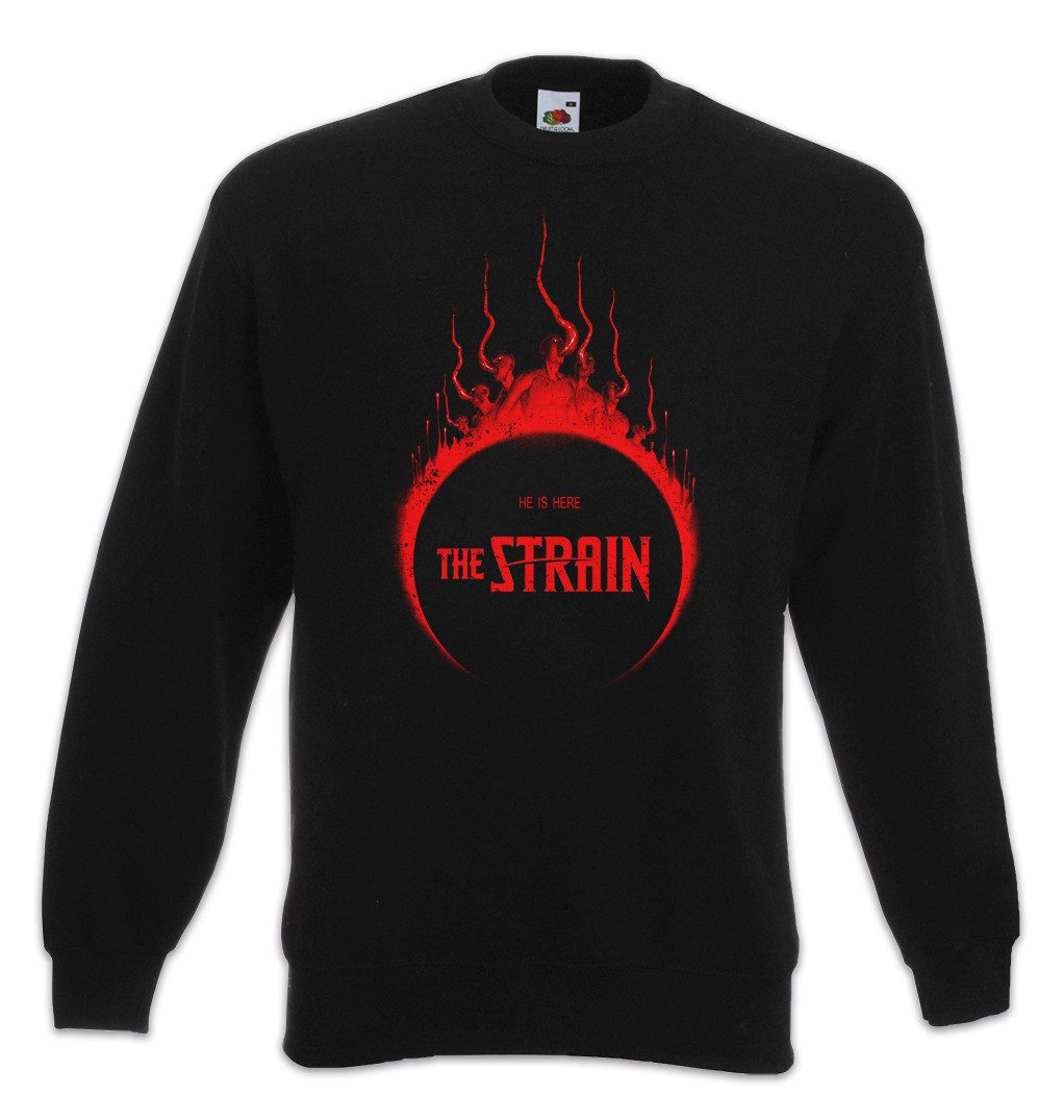 Sweatshirt He Is Here Logo I Sweatshirt The Monster Strain Vampir Guillermo TV