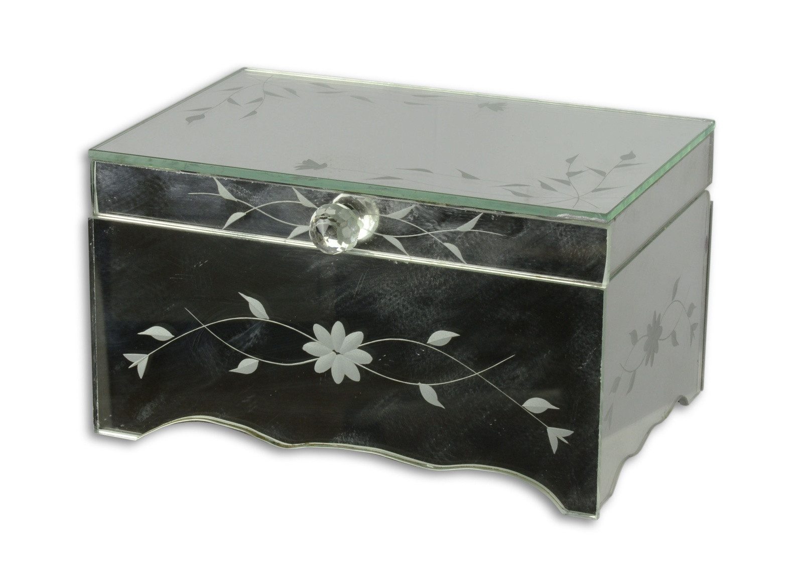 Aubaho Dekoobjekt Eine venezianische Glasbox Replikat Retro Design Dekoration