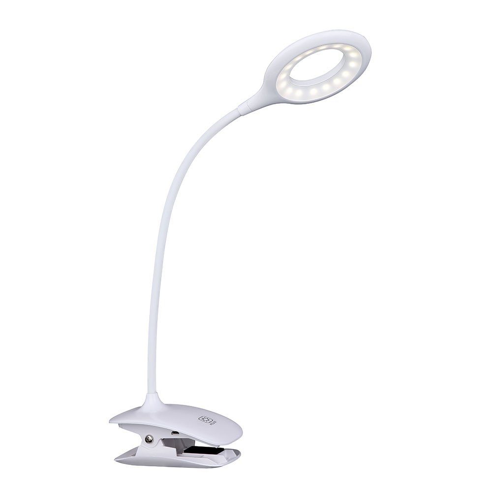 Bett Neutralweiß, fest LED-Leuchtmittel Klemme Schreibtischlampe Klemmleuchte, verbaut, klemmbar Leselampe etc-shop