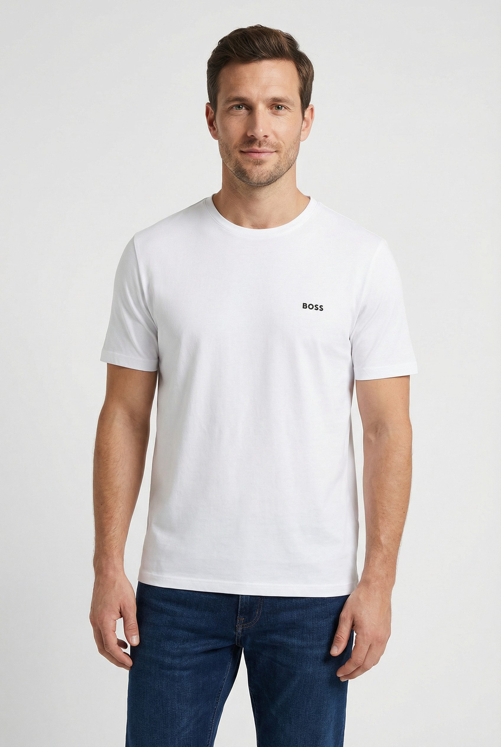 BOSS T-Shirt Mix&Match T-Shirt R mit Logostickerei günstig online kaufen