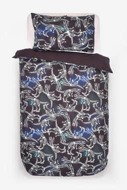 Bett-Set, Bettbezug und Kissenbezug mit Dinosauriermotiv, Next, Bezug: Baumwolle