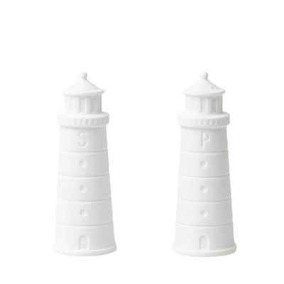 Räder Design Salz- / Pfefferstreuer Meeresrauschen Salz- und Pfeffer Streuer Set Leuchtturm 2tlg. H10cm, (2-tlg), Lieferung ohne Gewürze