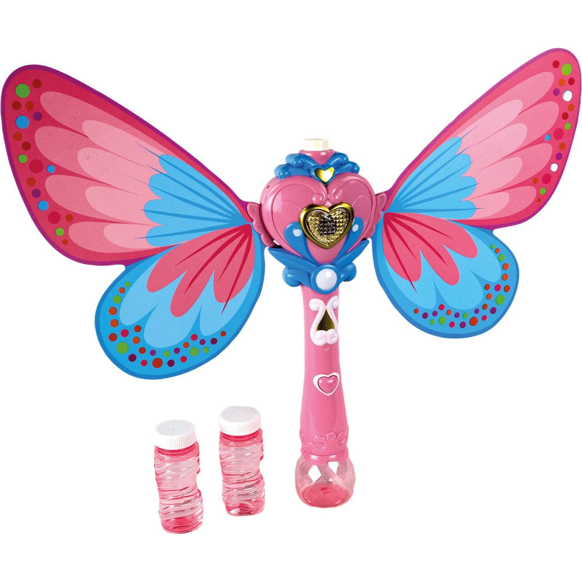 PUSTEFIX Seifenblasenspielzeug Pustefix Magic Zauberstab Butterfly, Seifenblasen