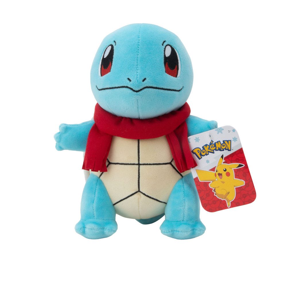 Jazwares Plüschfigur Pokémon Plüschfigur Winter Shiggy mit Schal 20 cm günstig online kaufen