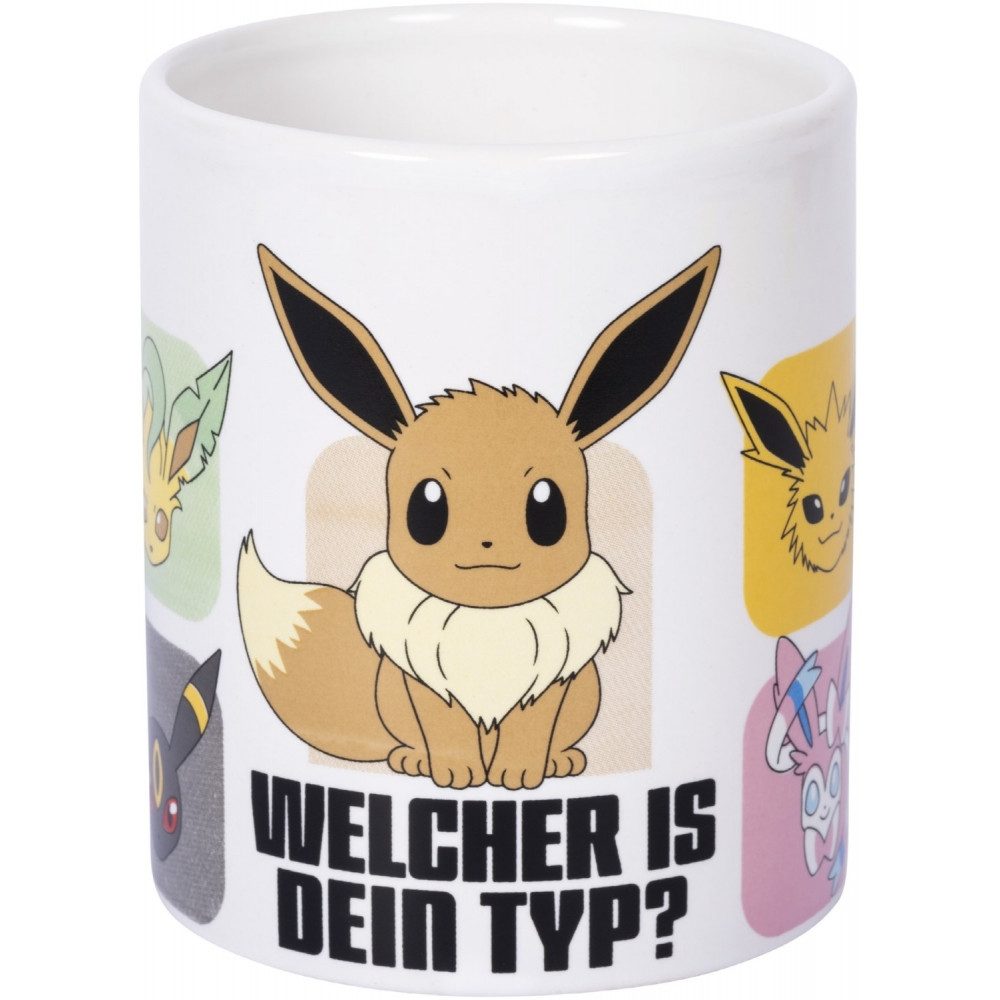 joojee Kaffeeservice joojee Pokémon Evoli Tasse - Keramiktasse für Fans., Keramik