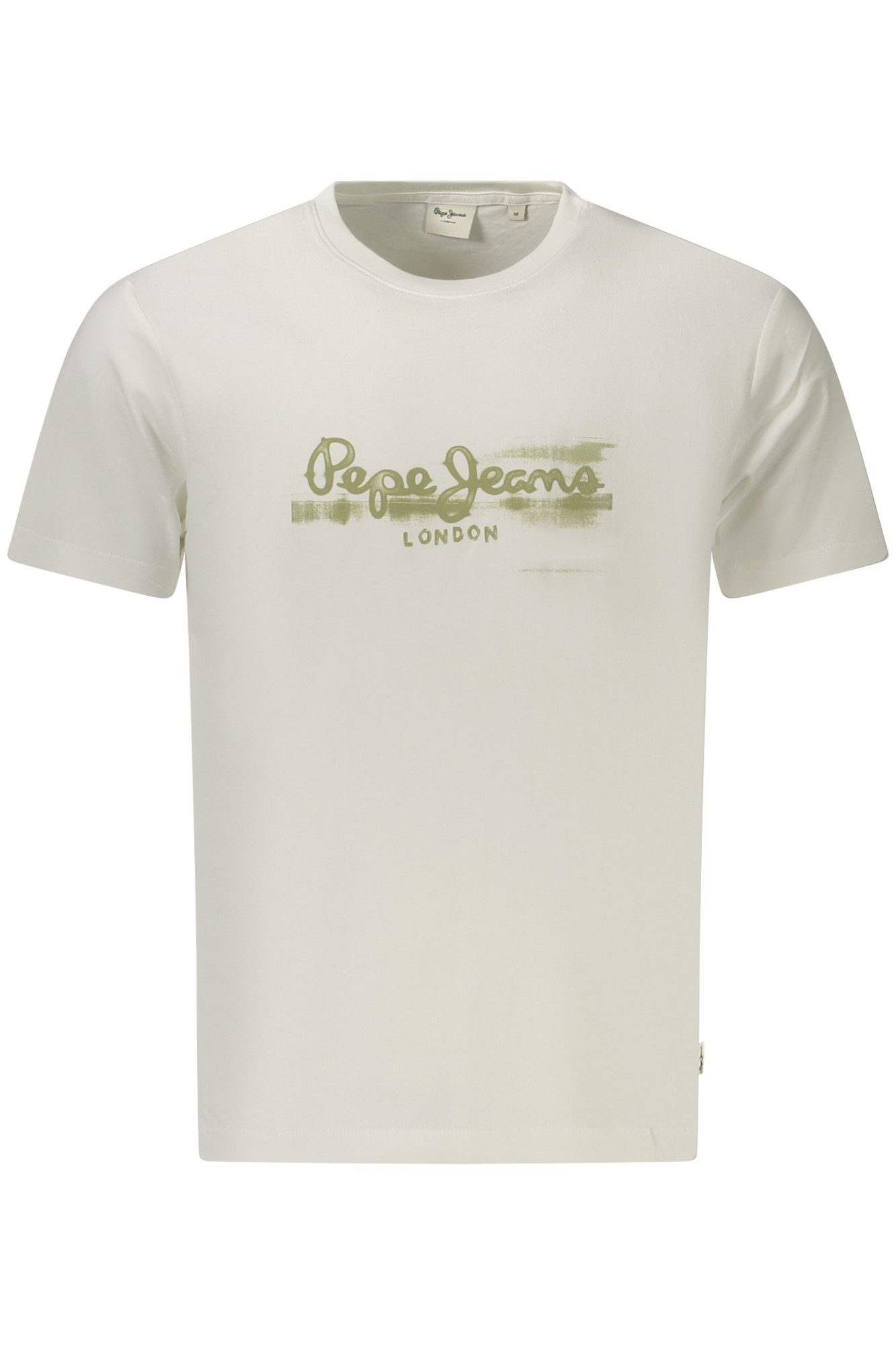 Pepe Jeans T-Shirt Herren T-Shirt aus Bio-Baumwolle - Weiß, Kurzarm