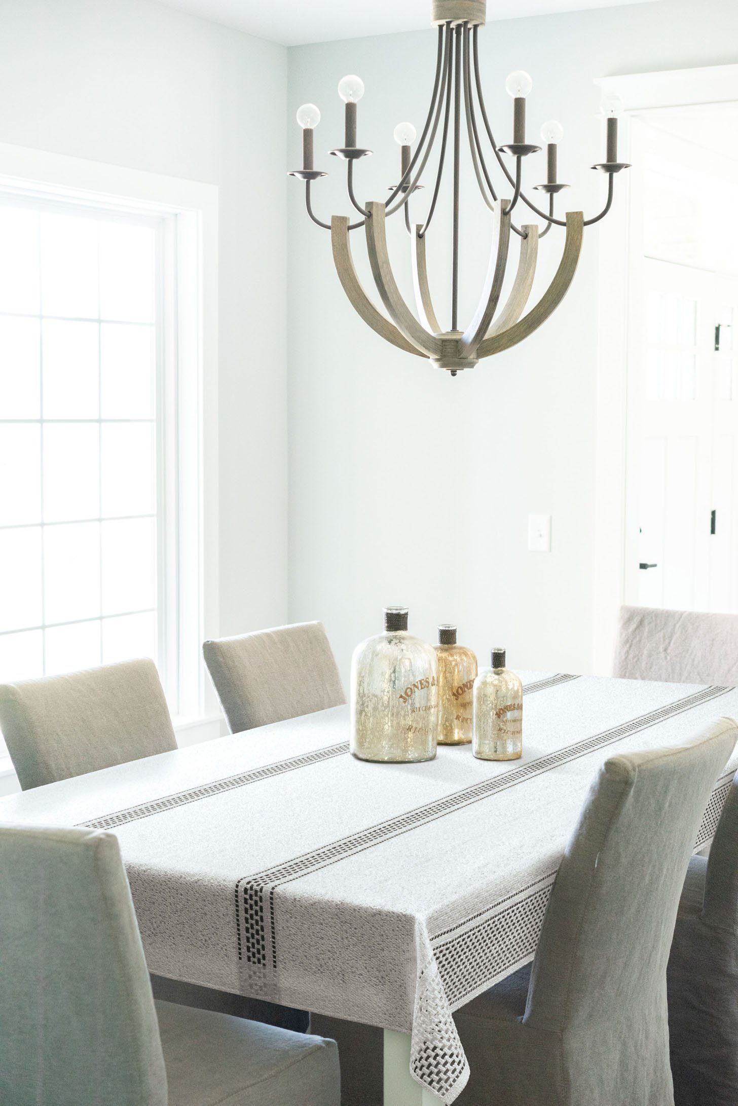 HAFT Tischdecke 35131 Weiß, Jacquardgewebe