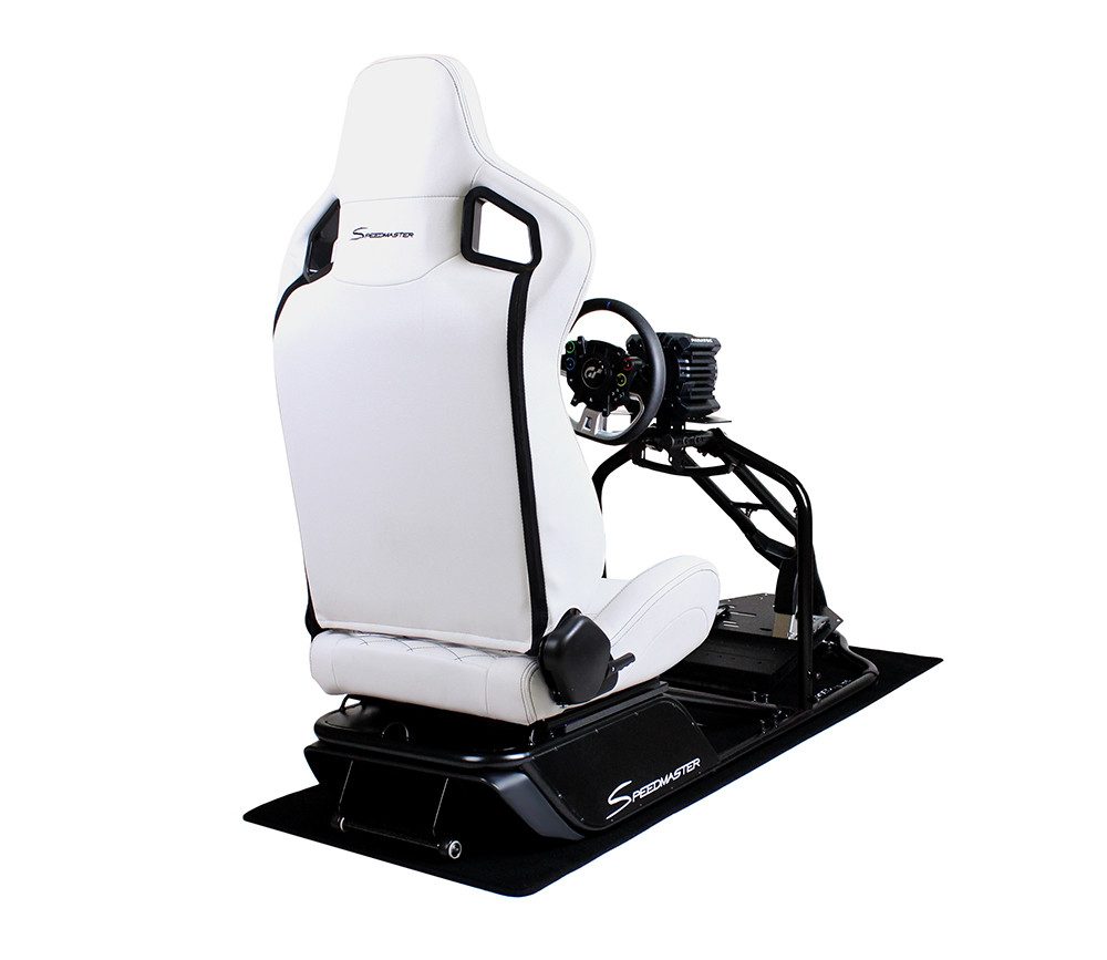 Speedmaster Simulator Cockpit Pro Sim Racing Cockpit Racing Wheel Stand SCHWARZ Gaming-Controller (Kompatibel mit allen gängigen Lenkrädern und Pedalen)