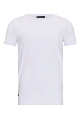 RedBridge T-Shirt Charleston basic mit dezentem Logopatch aus Metall