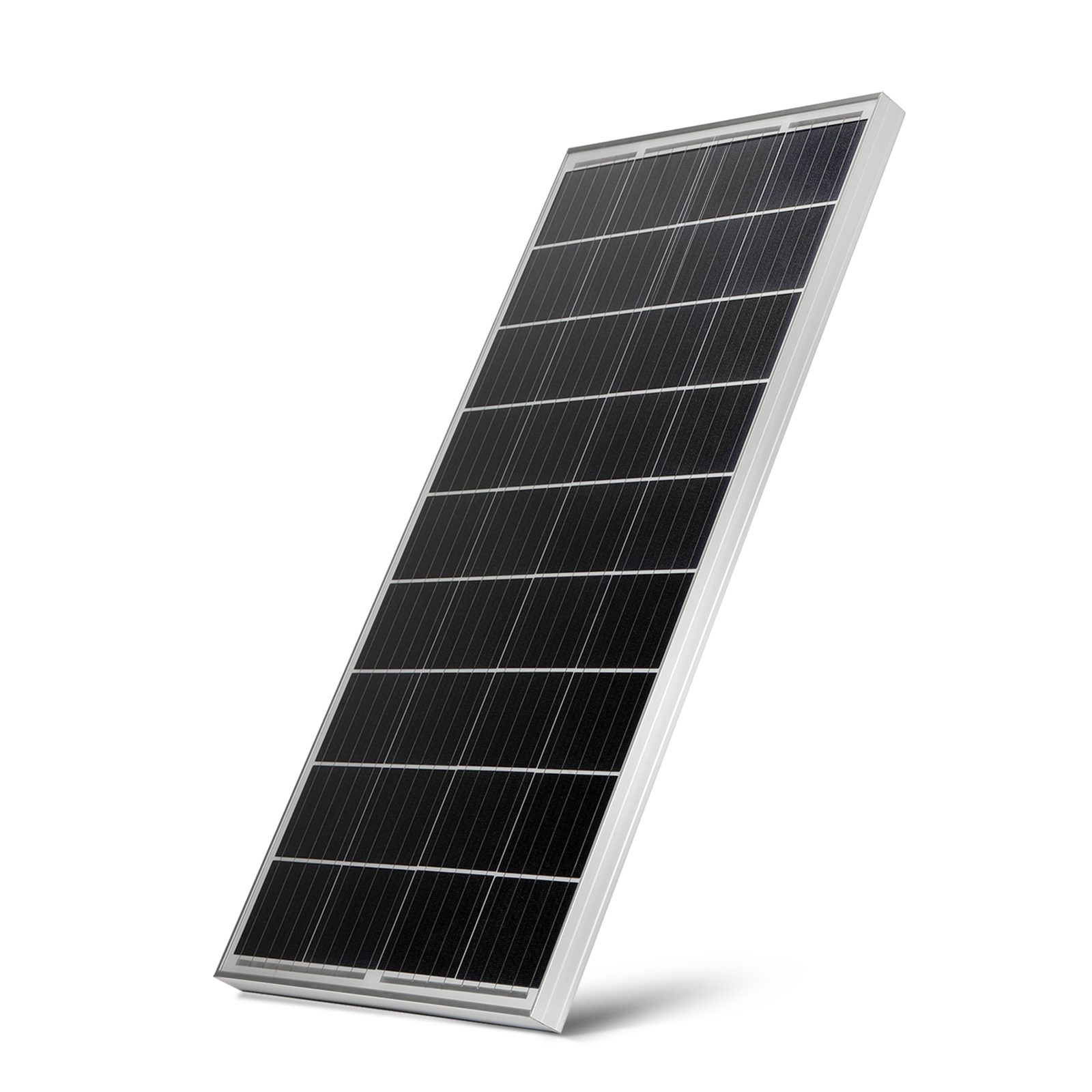 iscooter Solarmodul 100W Solarpanel Balkon, 150W Solarzelle zum Monokristallines Solarmodul IP67, von 18V Haus, Boot Wohnwagen, Laden Garten