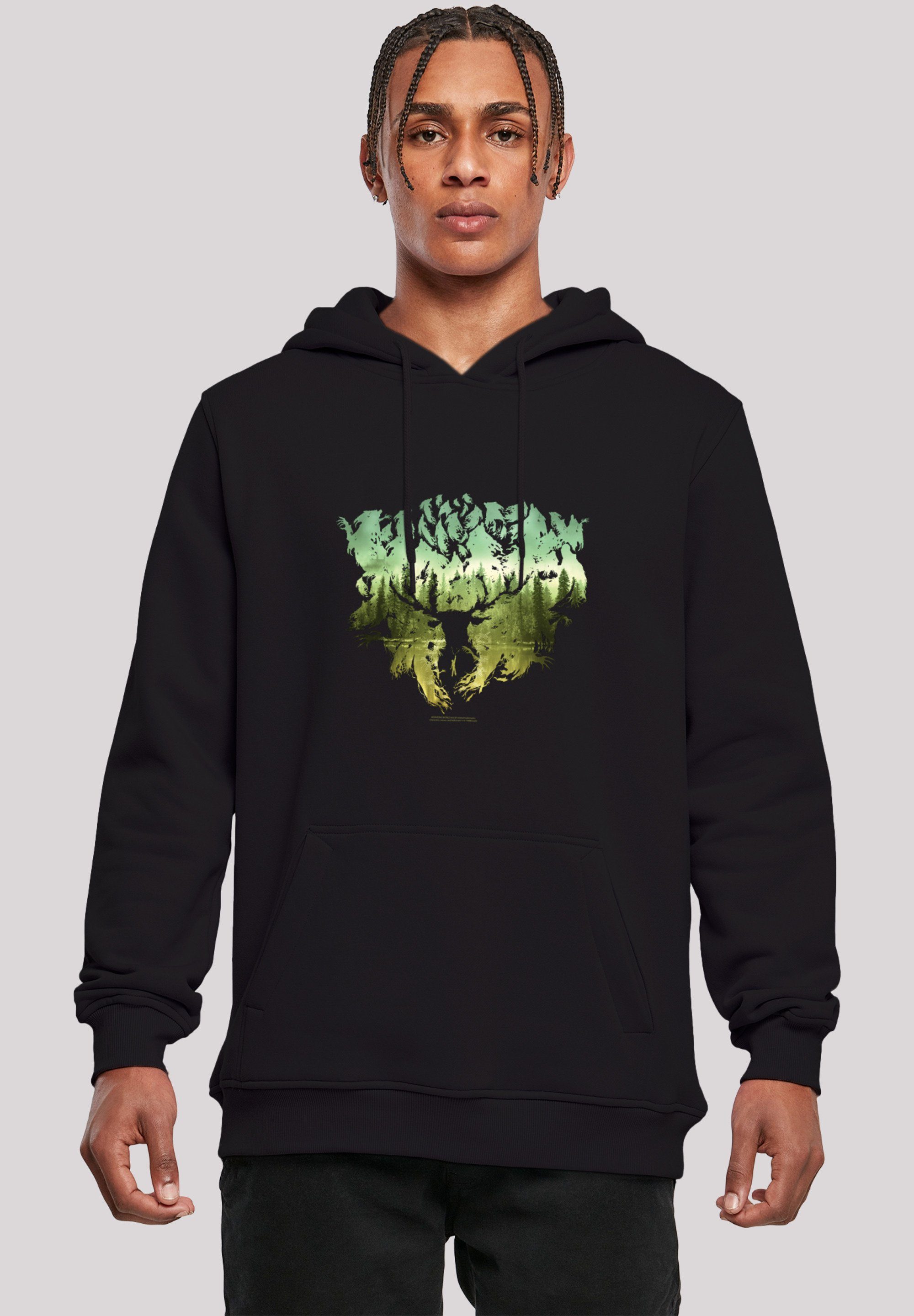 F4NT4STIC Kapuzenpullover Harry Potter Magical Forest Print, Verstellbare  Kapuze und geräumige Kängurutasche | Hoodies