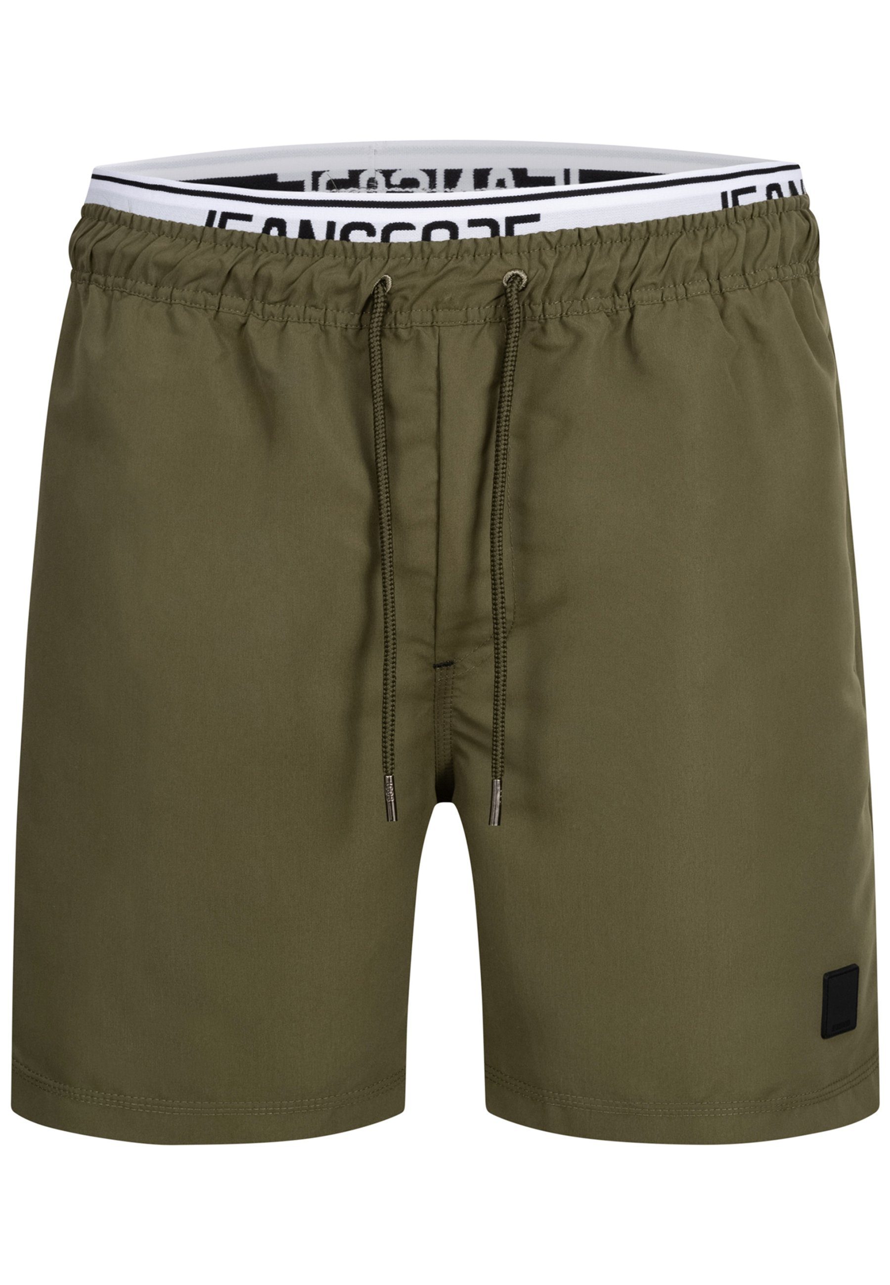 Indicode Badeshorts Herren Solomon Schwimmshorts Männer mit elastischem Bun günstig online kaufen