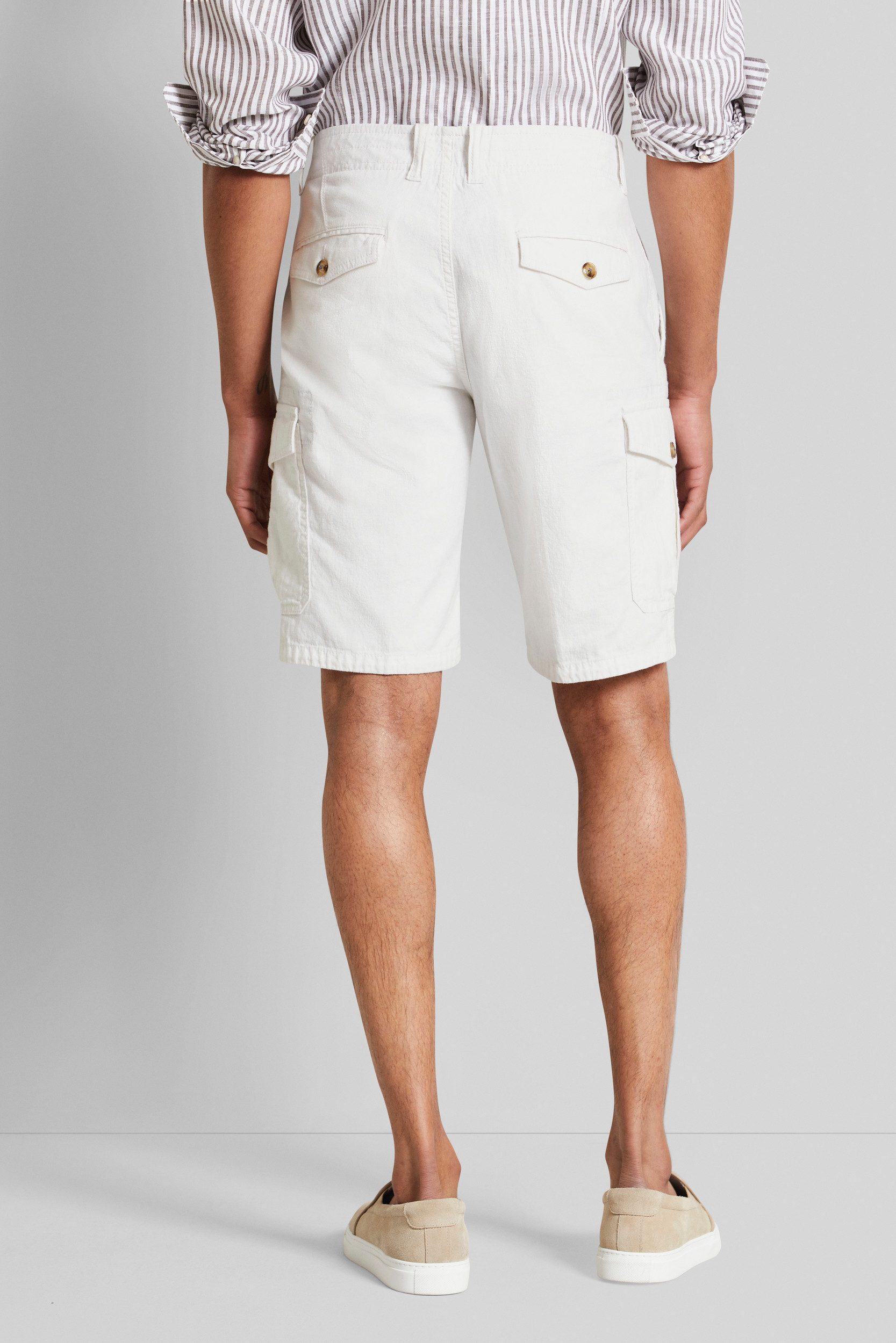 bugatti Bermudas aus elastischer Baumwollware günstig online kaufen