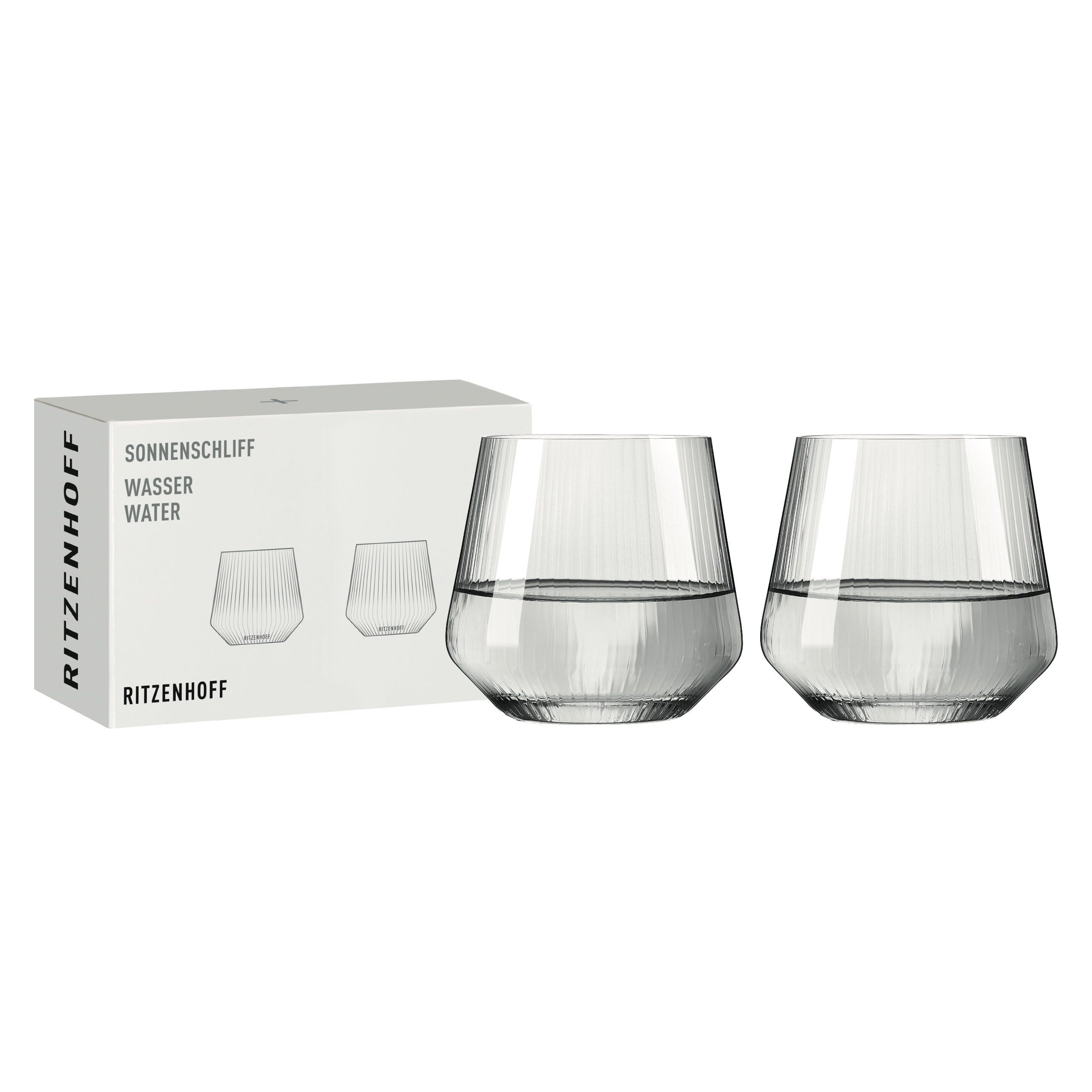 Gläser-Set Sonnenschliff