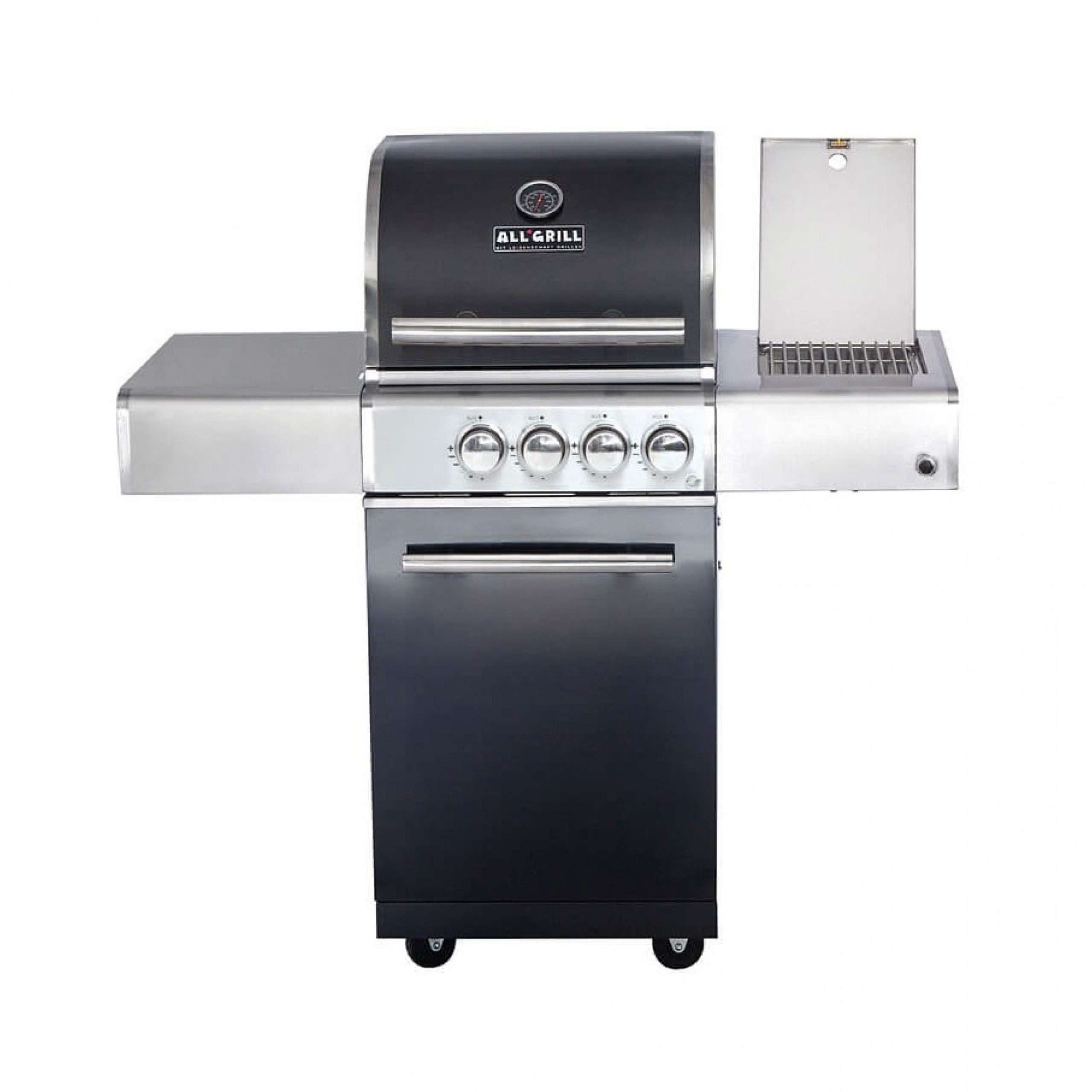 All Grill Gasgrill ALLGRILL Gasgrill CHEF S BLACK Modular Grundmodell 2 Brenner