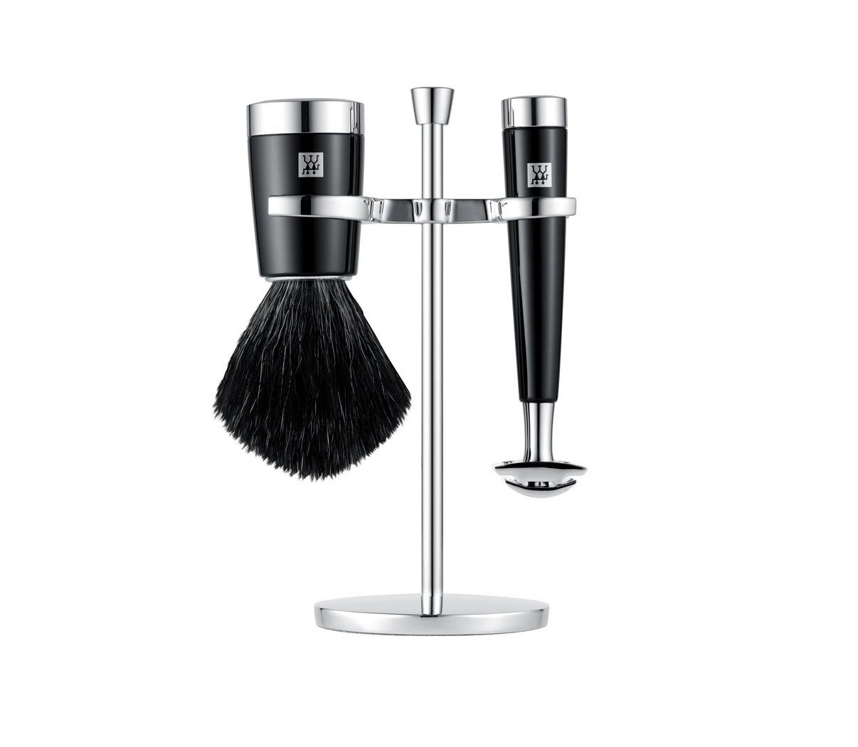 Zwilling Nassrasierer ZWILLING Dreiteiliges Rasier-Set Rasierhobel verchromten Halter, 3-tlg.