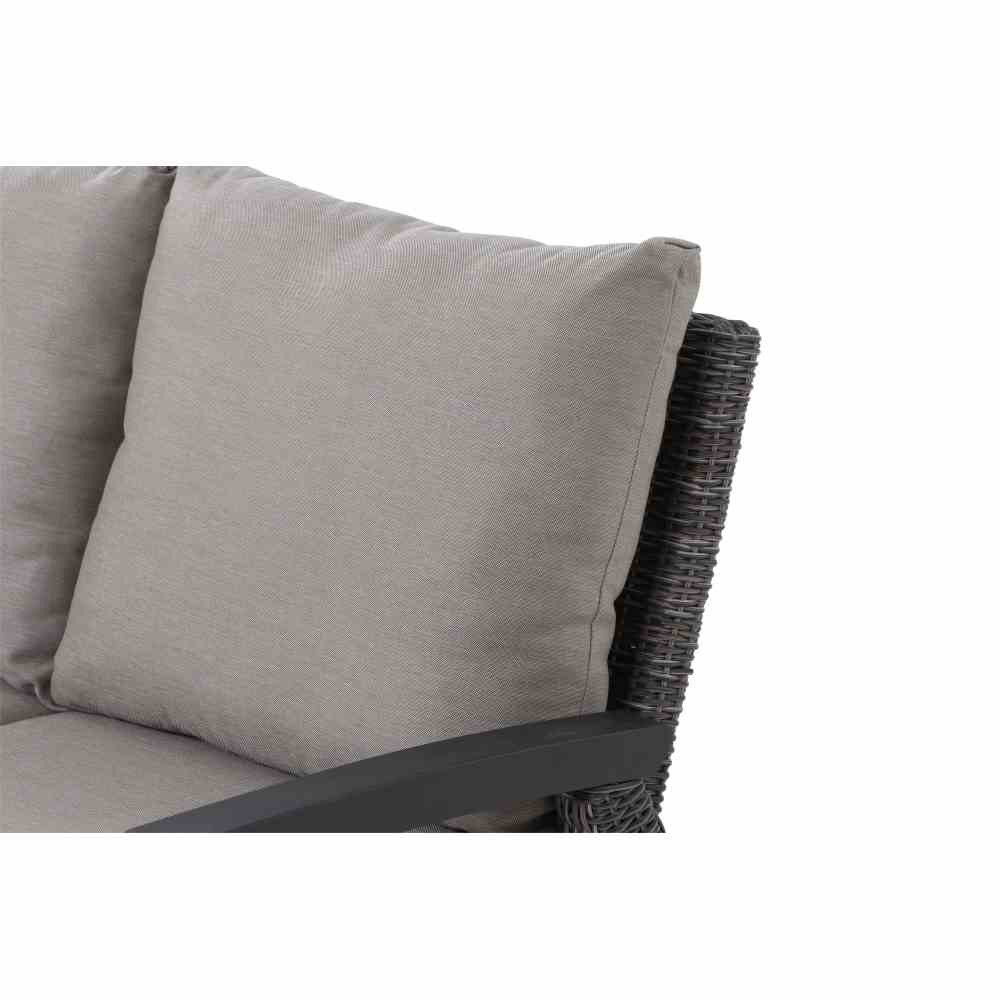 Siena Garden Gartenlounge-Bank Corido Modul 2-Sitzer Gestell Alu matt-anthrazit