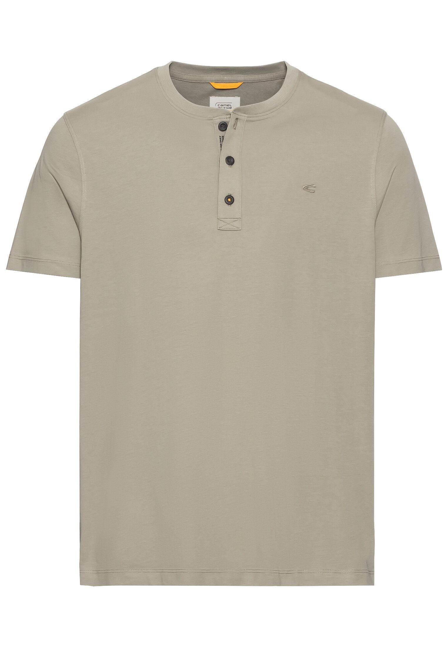 camel active Henleyshirt Kurzarm Henley aus günstig online kaufen