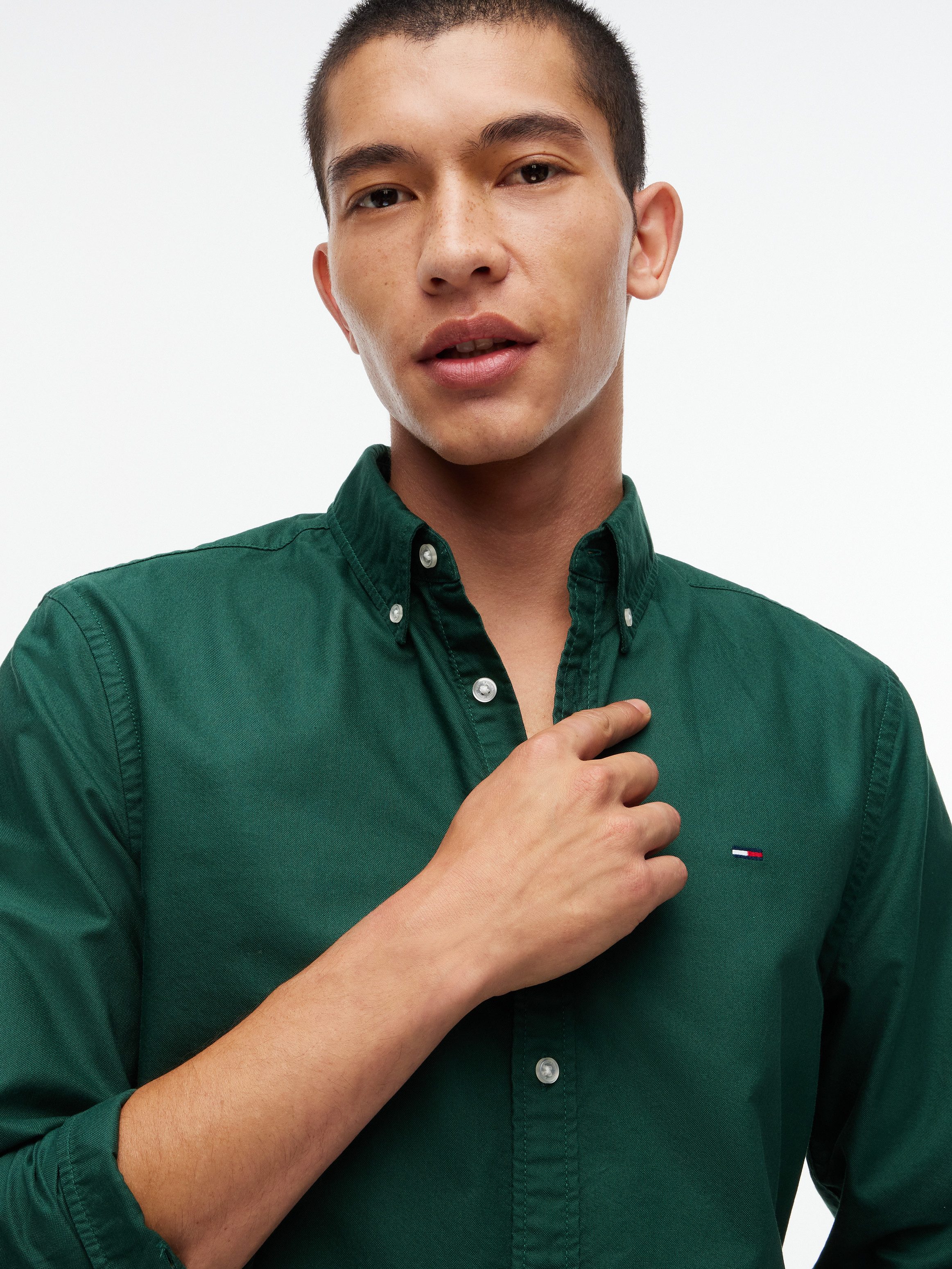 Tommy Jeans Langarmhemd REGULAR OXFORD SHIRT Regular fit mit Button-Down-Kragen – Bild 2 von 5