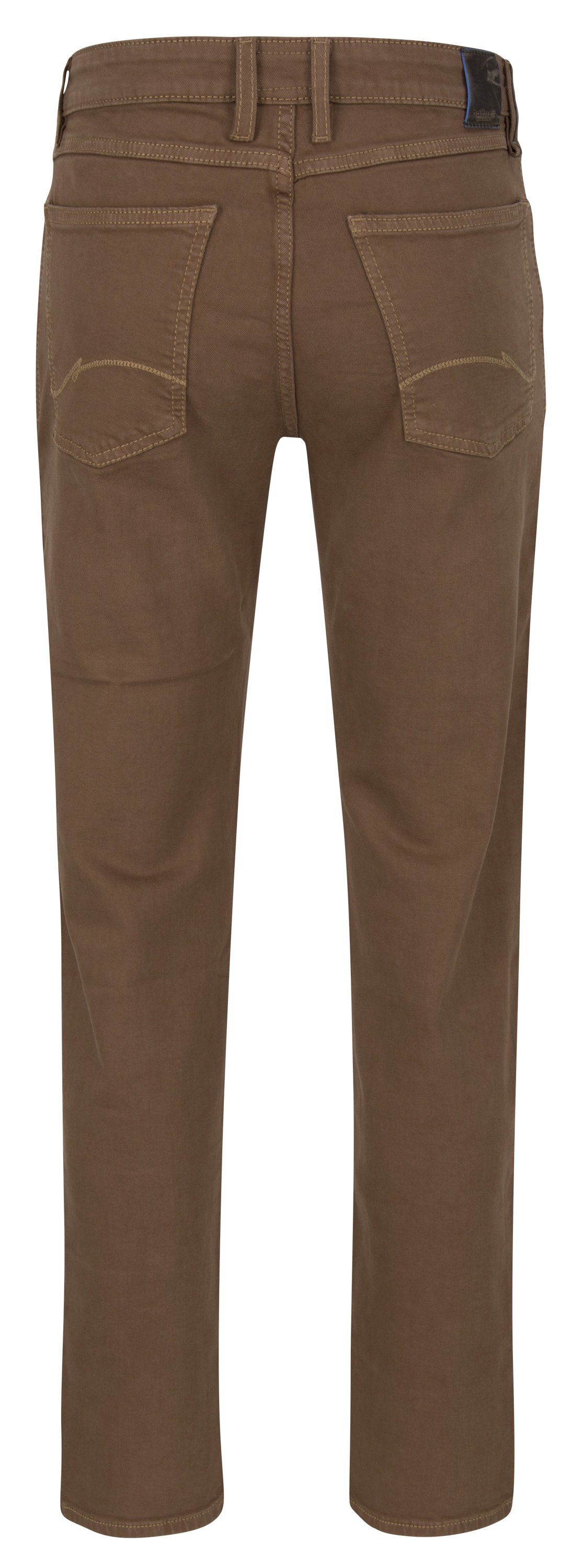 brown 6350.21 - HATTRIC 688465 light HUNTER STRETCH Hattric HIGH 5-Pocket-Jeans