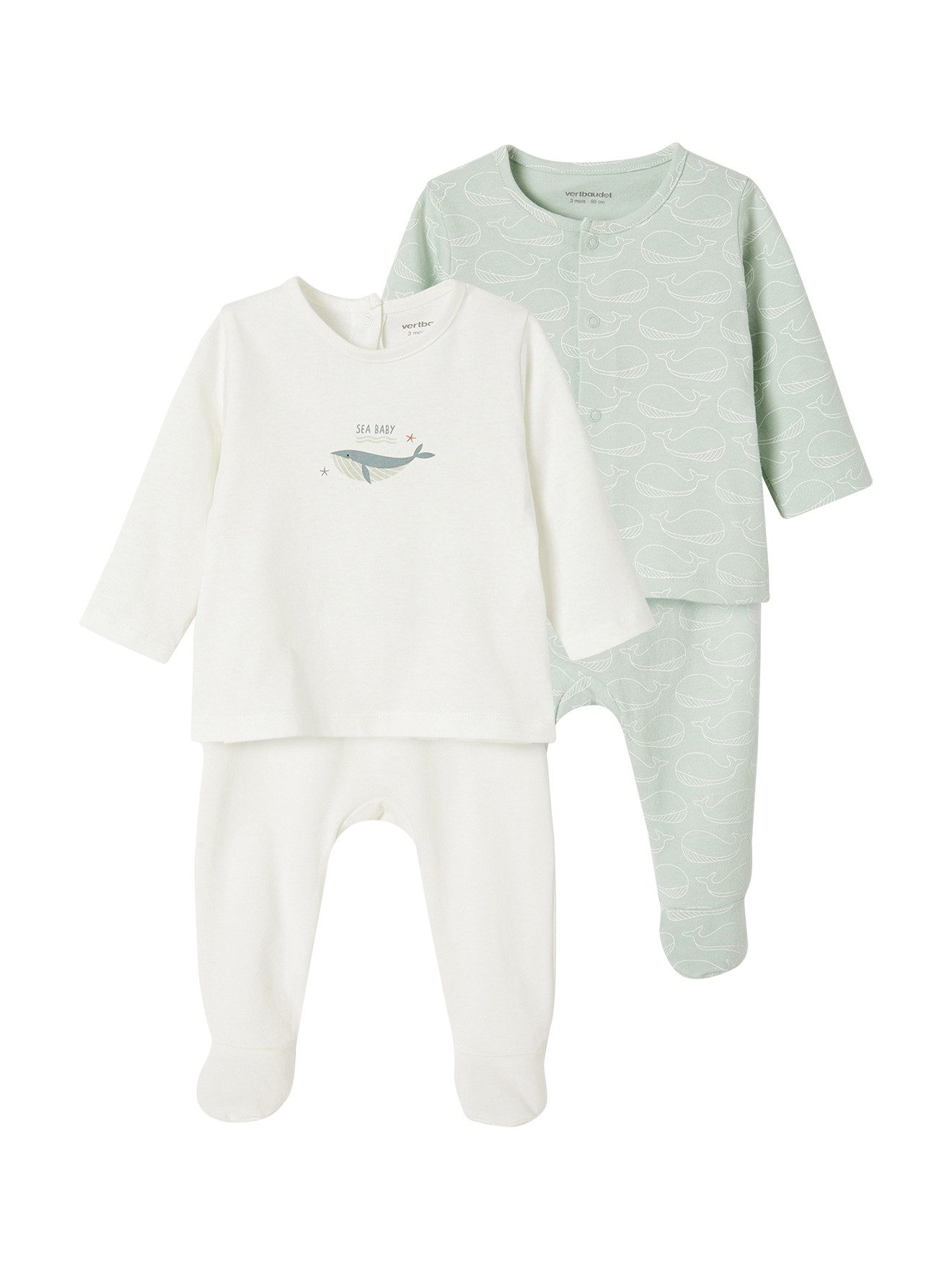Schlafanzug 2er-Pack Baby Schlafanzüge