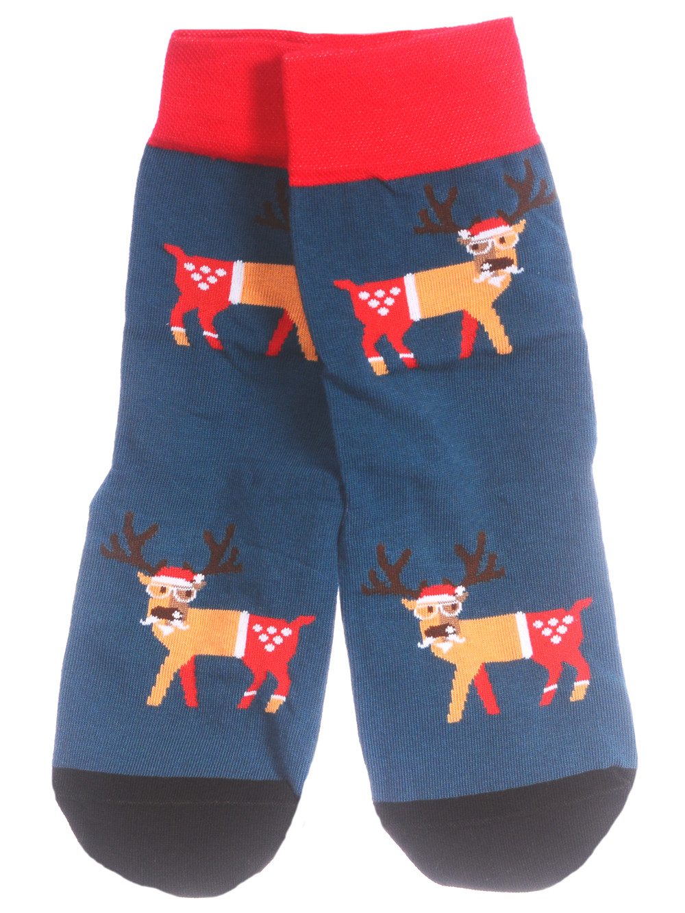 Martinex Socken Socken weihnachtliche socks Weihnachtsocken Strümpfe neutral (1 Paar für Damen, Herren und Kinder) weich, unisex, 35 36 37 38 39 40 41 42 43 44 45 46