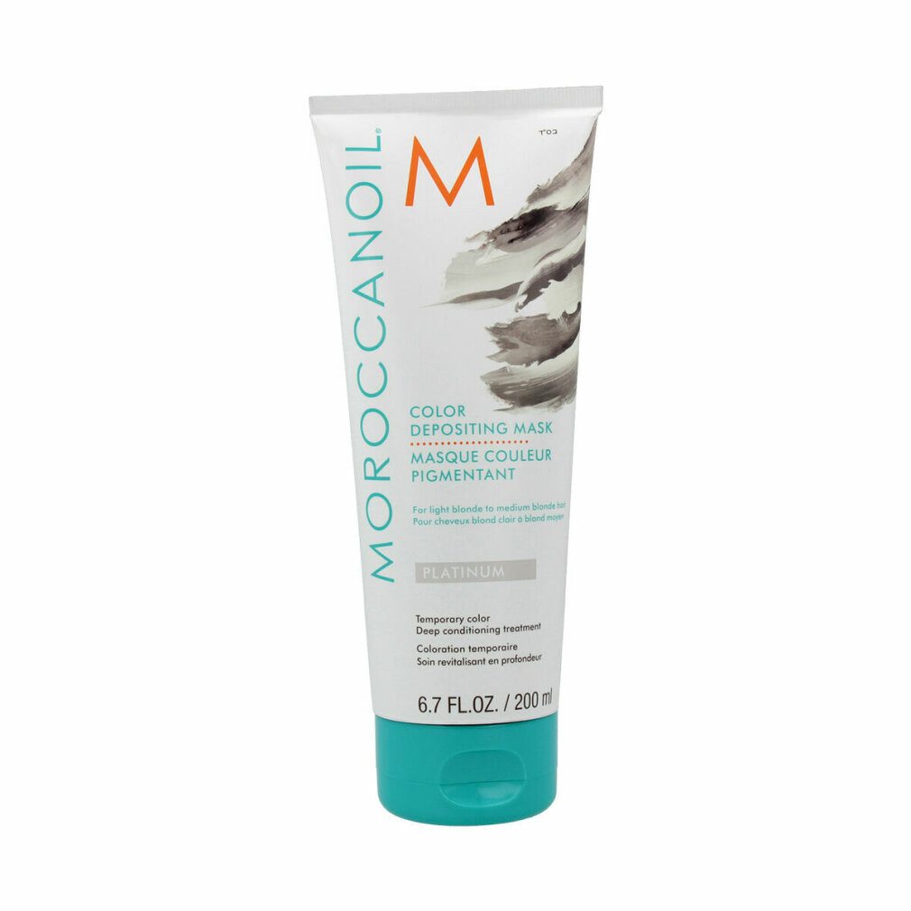 moroccanoil Haarmaske Color Depositing Haar Färbung Creme Maske für nährende Platin