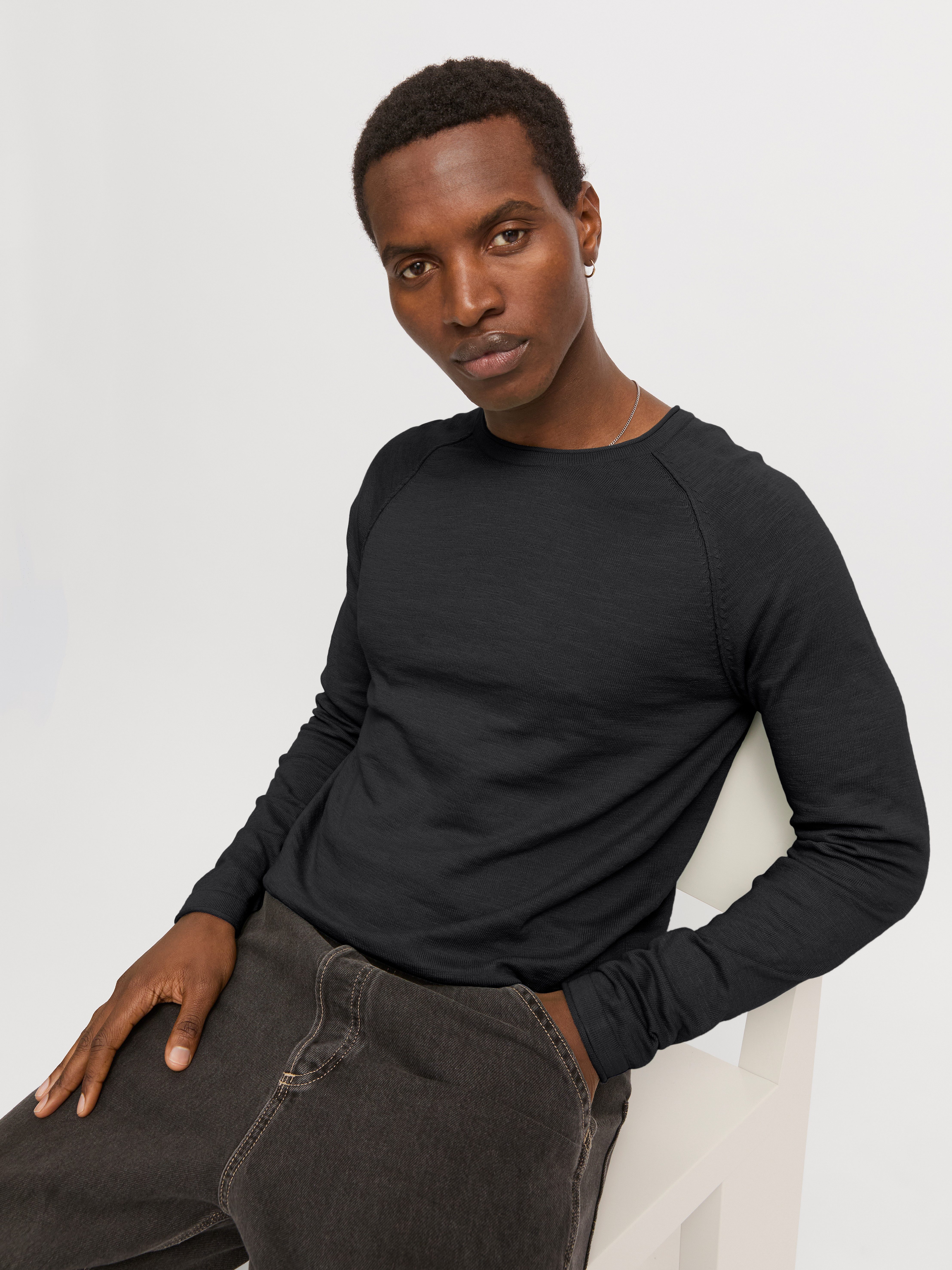 Jack & Jones Rundhalspullover JJEBREEZE KNIT günstig online kaufen