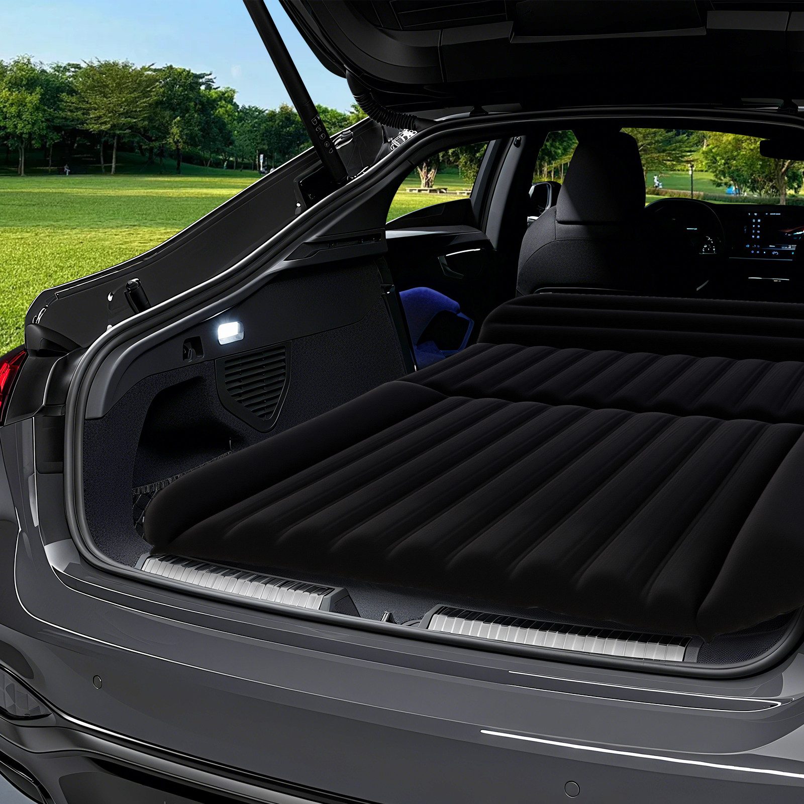 COSTWAY Luftmatratze, Auto Matratze mit pumpe, 190 x 130 günstig online kaufen