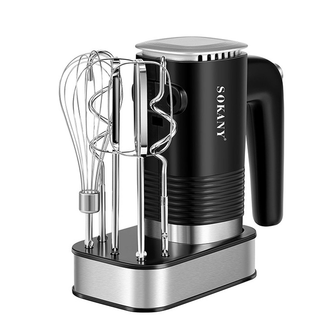 SOKANY Handmixer 3 in 1 800W Handrührgerät Handrührer, 5 Geschwindigkeiten, 800 W