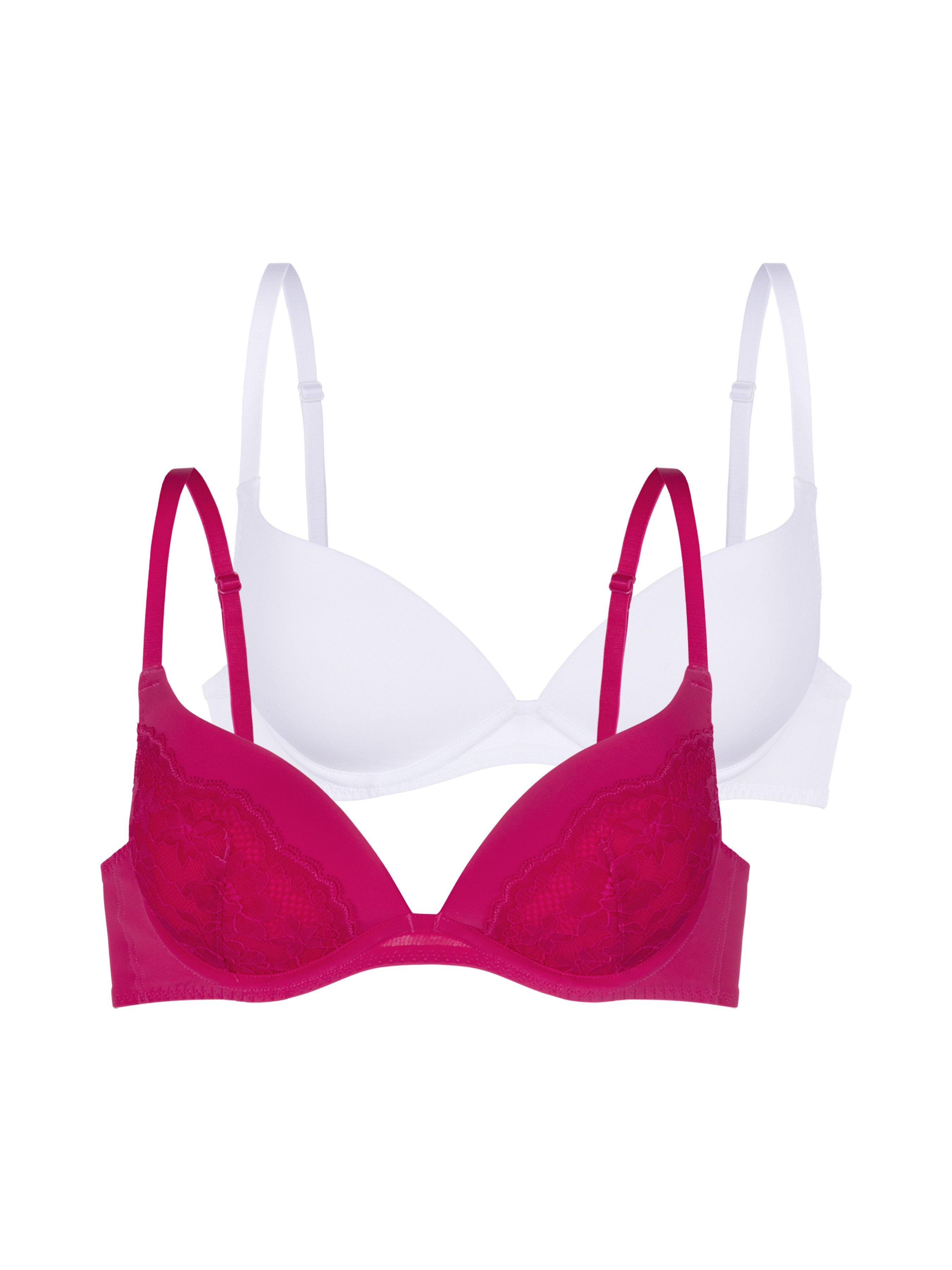 Dorina Push-up-BH Willa (2er Pack) leicht gepolsterte Cups, mit Bügel