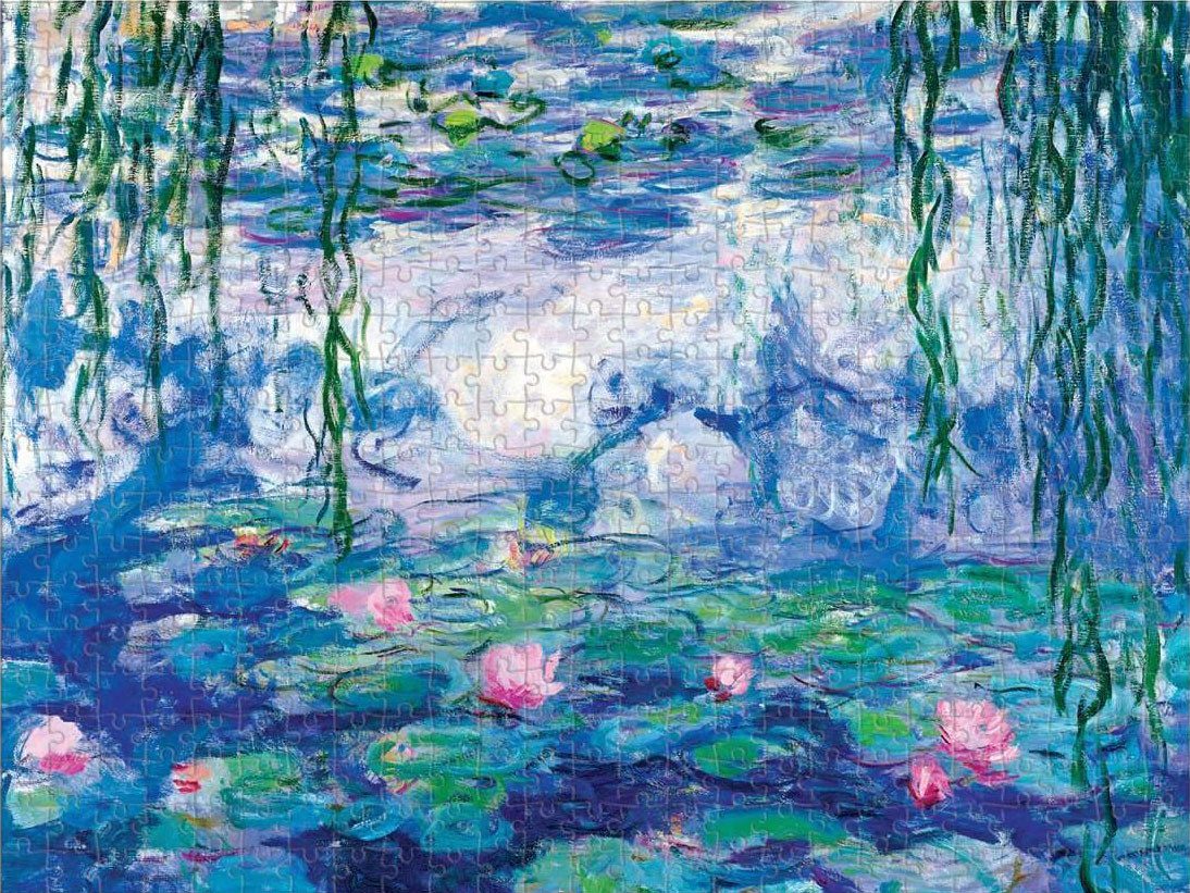 Chronicle Books Puzzle Kunstwerke von Monet - doppelseitig, Puzzleteile