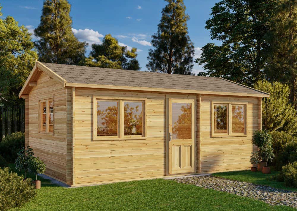 Thumbnail - Alpholz Gartenhaus Murray, BxT: 620x430 cm