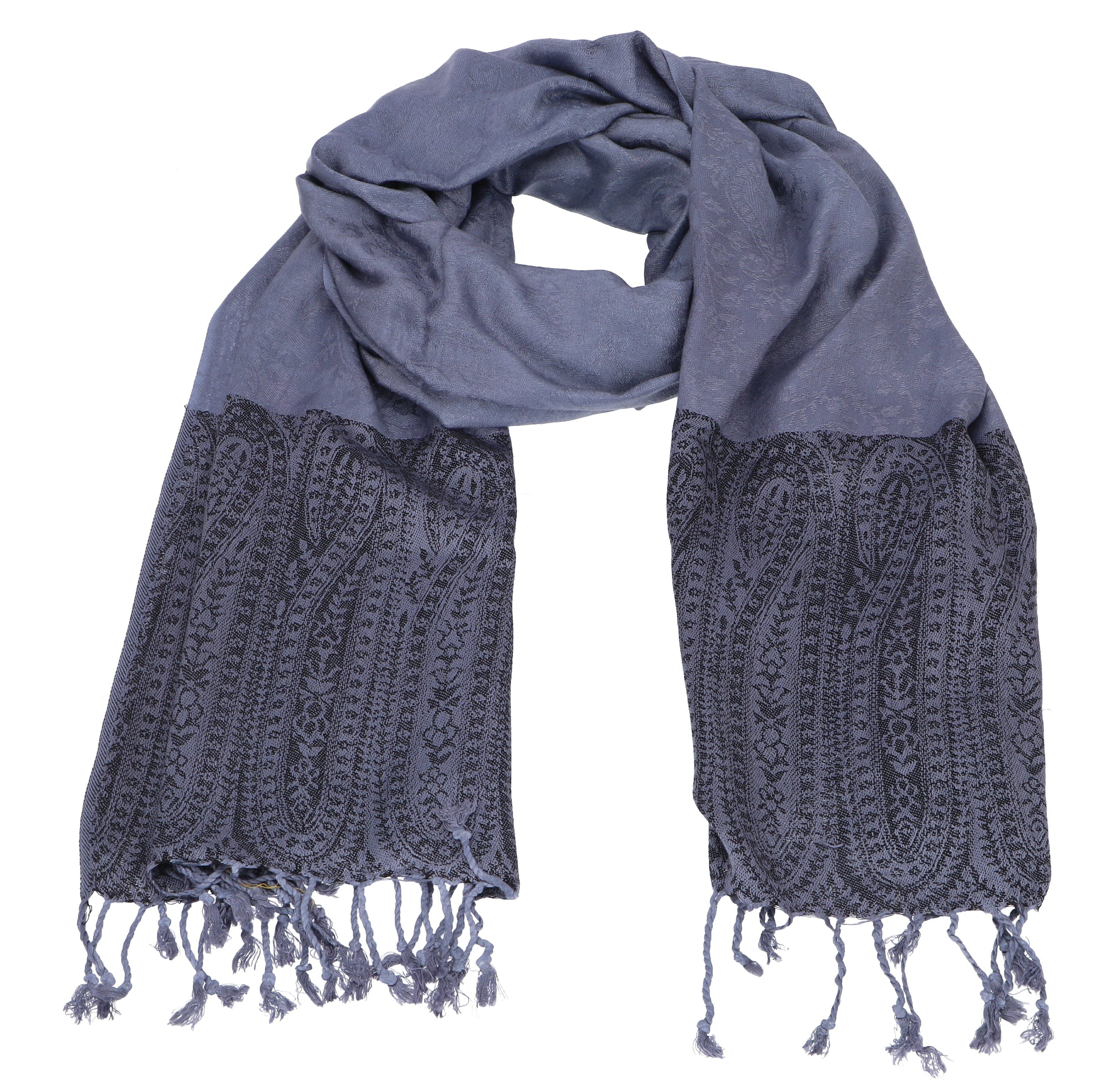 Guru-Shop Halstuch Weicher Viskose Schal, Stola mit Paisley,..
