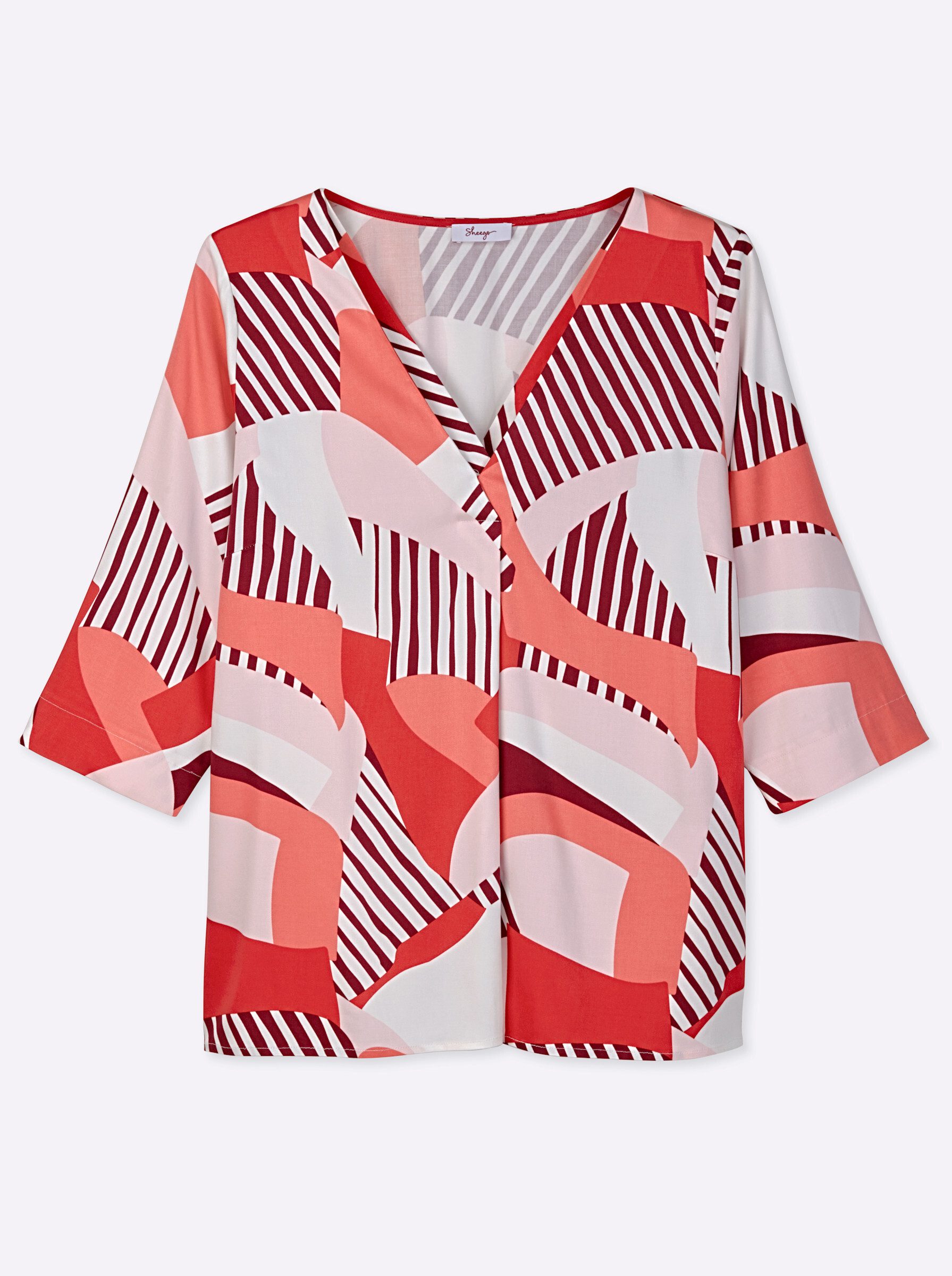 Klassische Bluse 3/4-Arm-Bluse 3/4-Arm