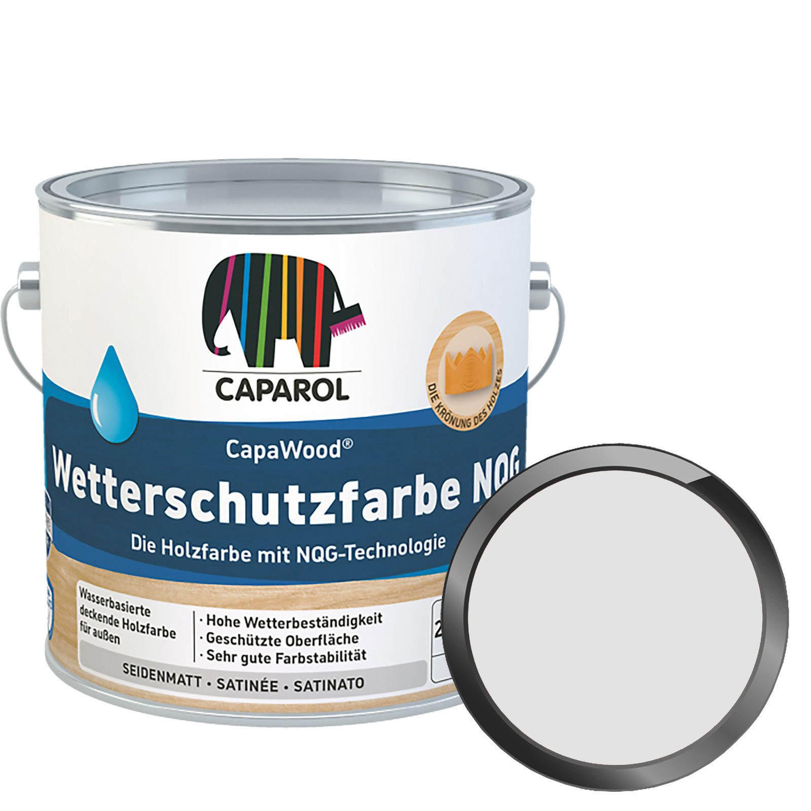 Caparol Wetterschutzfarbe Capawood Wetterschutzfarbe NQG - 2.5 Ltr