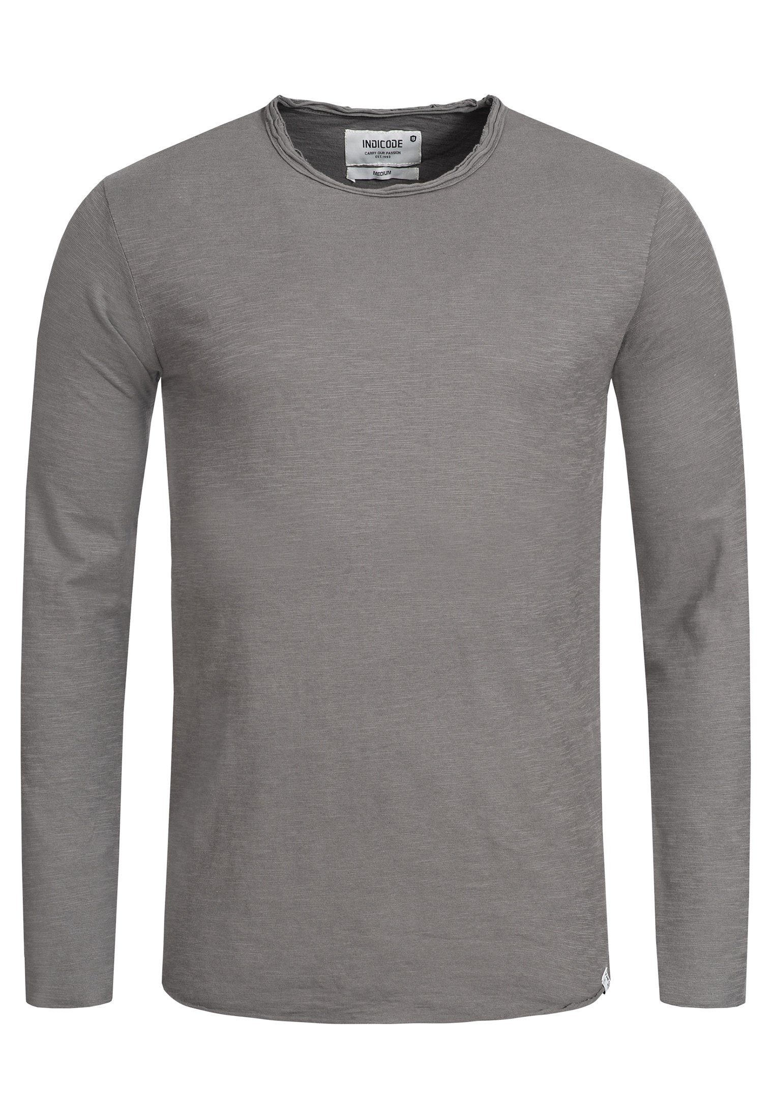 Indicode Langarmshirt Willbur Longsleeve Longsleeve günstig online kaufen