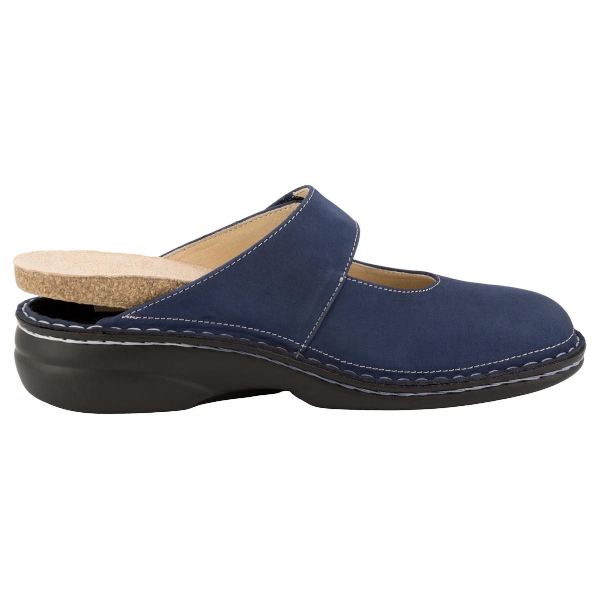 Finn Comfort STANFORD Pantolette (1-tlg) Pantoletten - Verstellbarer Klettverschluss für sicheren Halt
