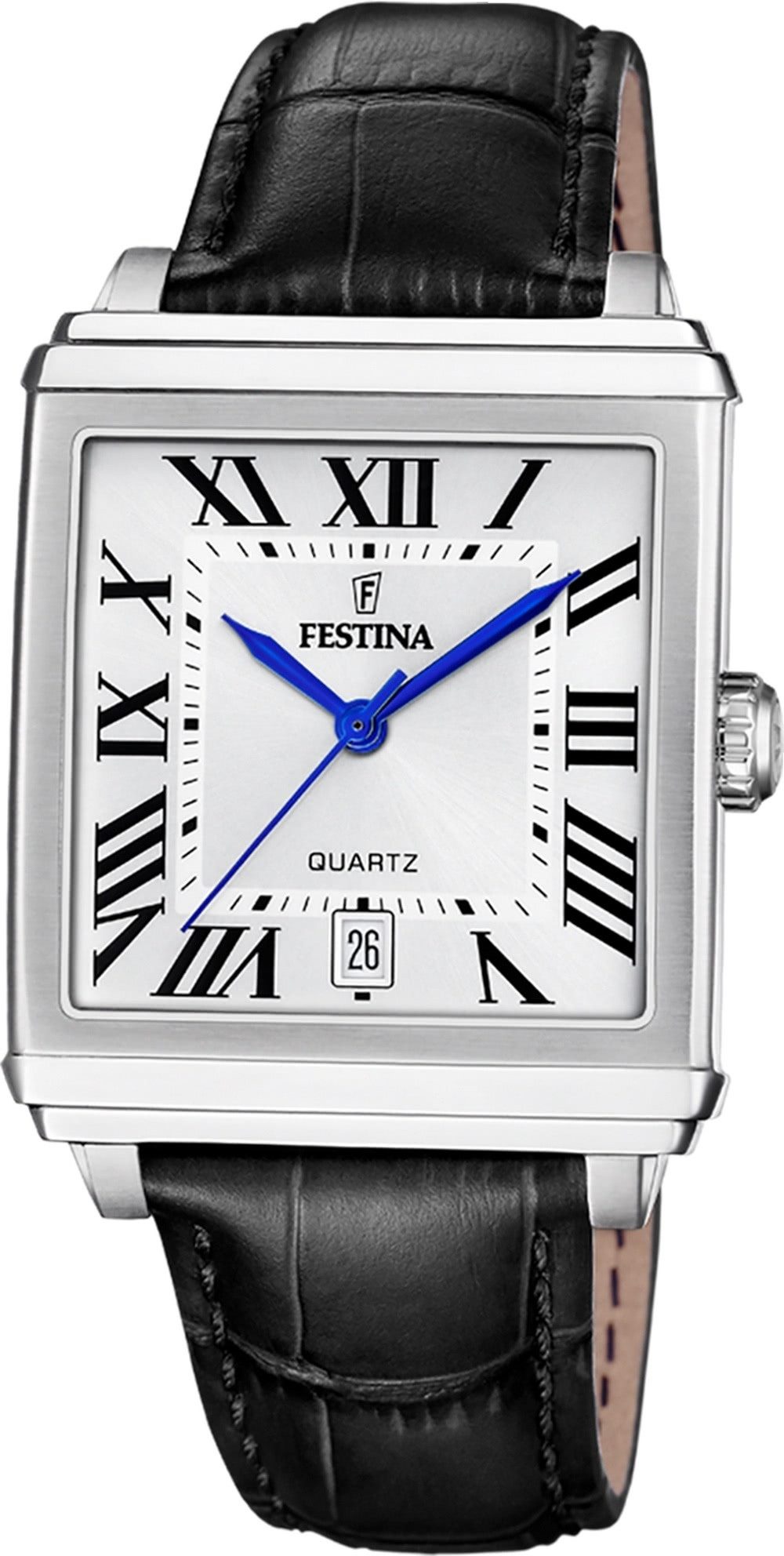 Festina Quarzuhr Festina Herrenuhr Leder schwarz Festina, (Analoguhr), Herr günstig online kaufen