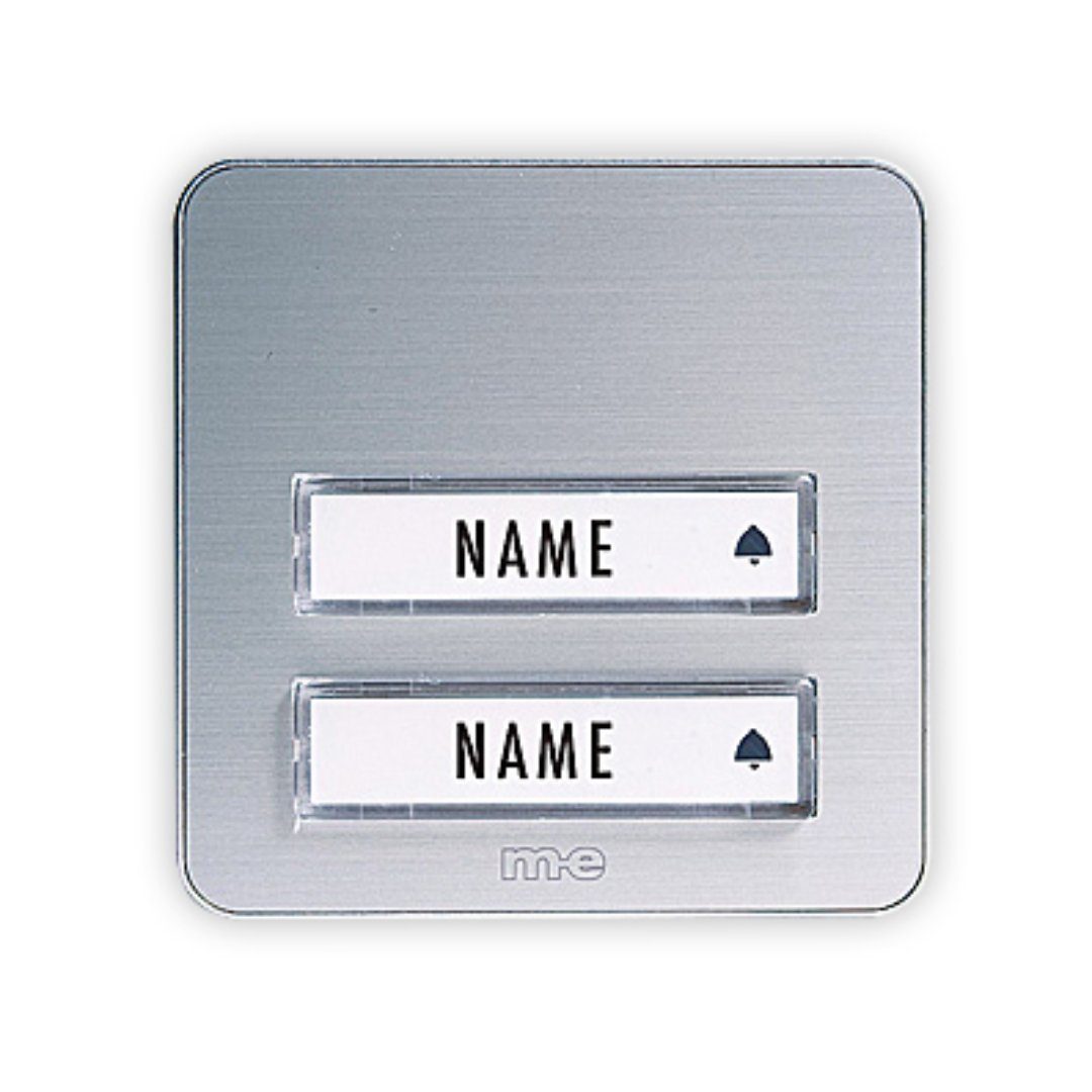 m-e Türklingel ME KLINGELTASTER KTA 2 FAM. Silber