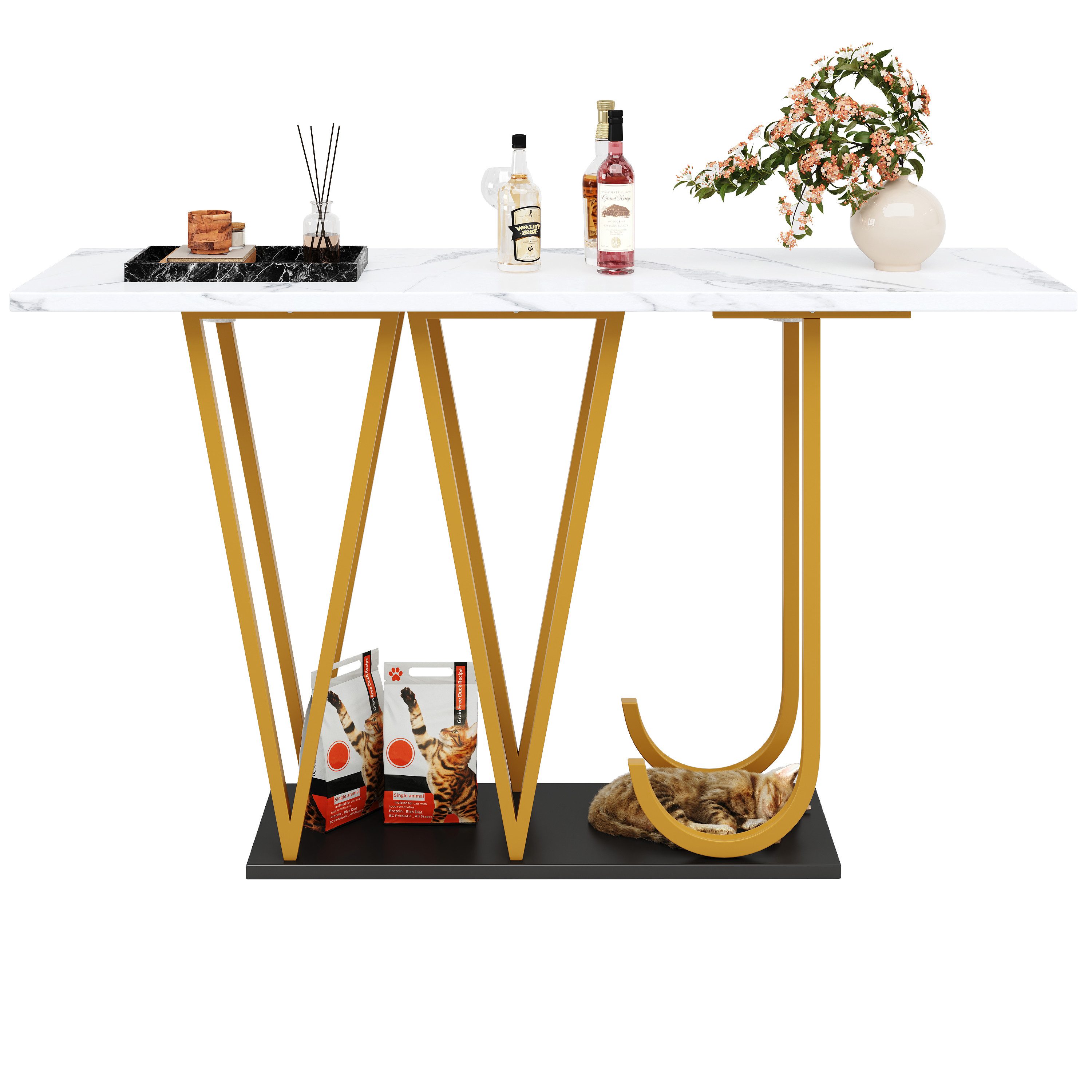 ANYSUN Esstisch Küchentisch, Balkontisch, Esstisch aus Holz (Set, 1 Tisch), Breite 120 cm
