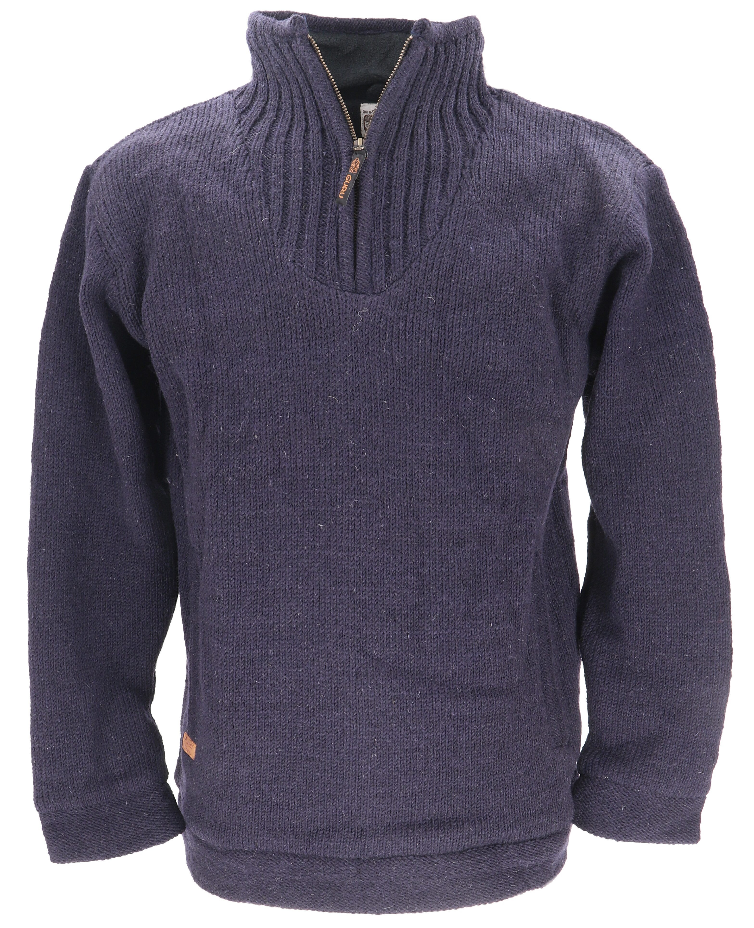 Guru-Shop Sweater Wollpullover, Troyer Wollpullover,..
