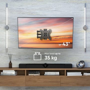 ONKRON TV Wandhalterung, schwenkbar, neigbar 17"-43", VESA: 75 / 200 TV-Wandhalterung, (bis 43,00 Zoll, TV Wandhalterung, TV Wandhalterung, schwenkbar, neigbar, ausziehbar)