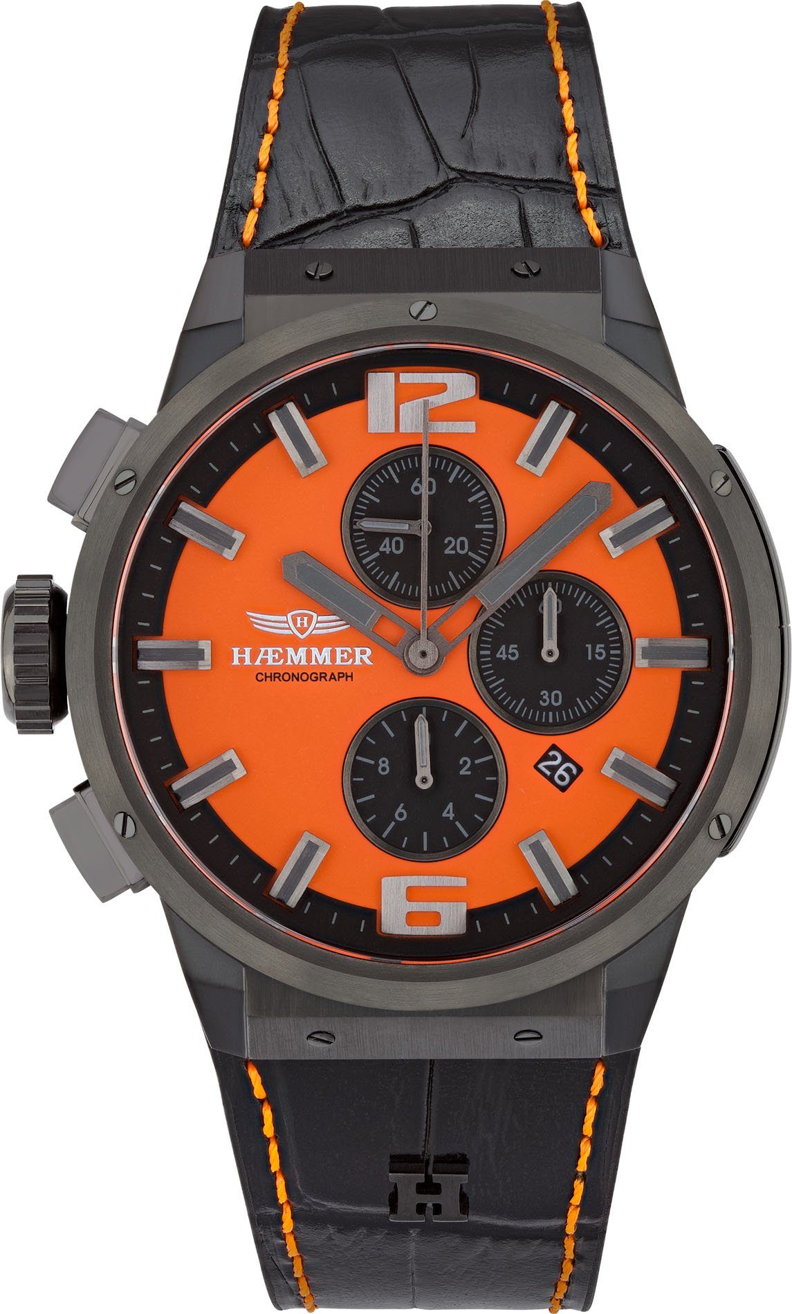 HAEMMER GERMANY Chronograph GUTSY, EG-002, Armbanduhr, Quarzuhr, Herrenuhr