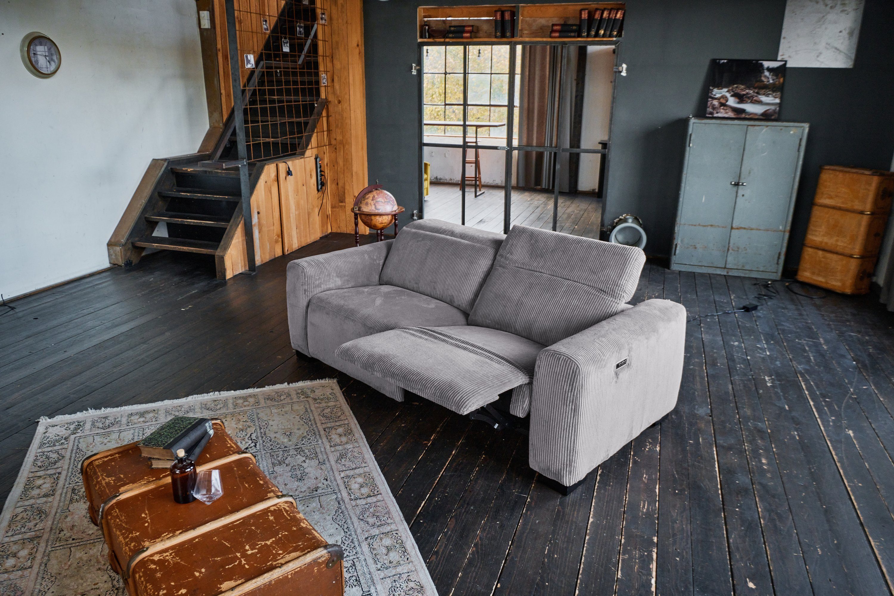 Relaxfunktion, mit Sofa versch. FINN, Bezüge KAWOLA und 3-Sitzer Farben