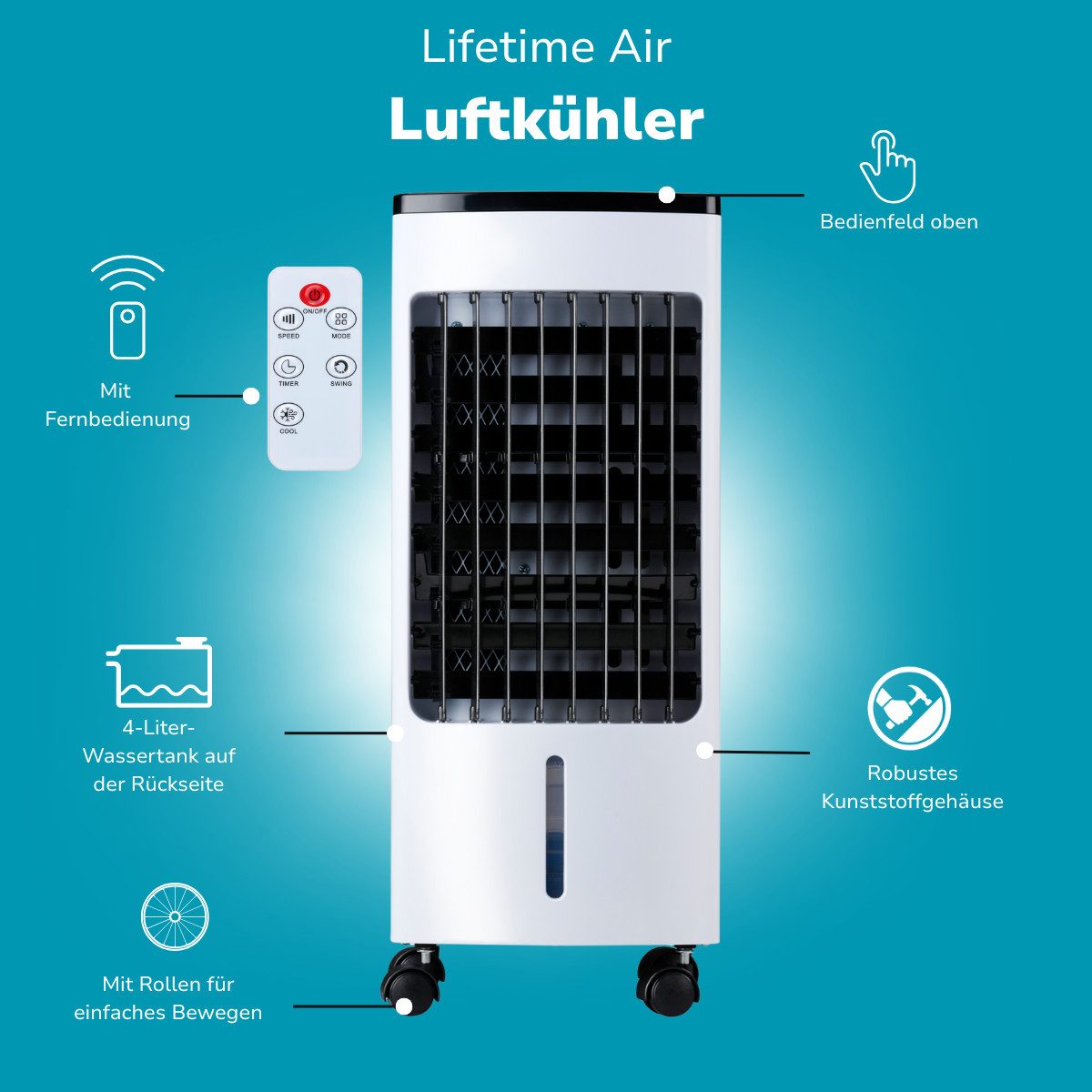 Lifetime Standventilator Lifetime Air Klimaanlage - Luftkühler