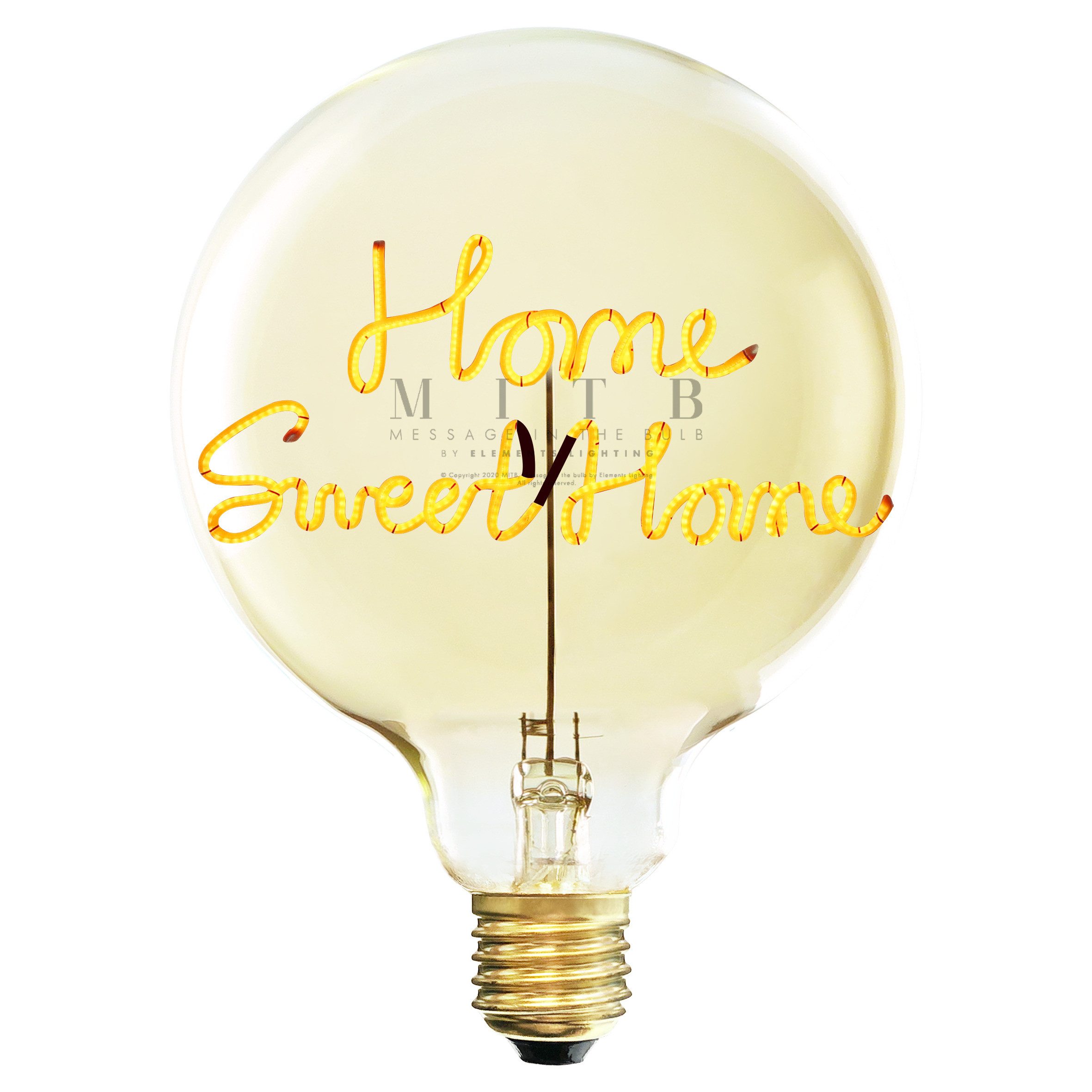 Fitz Art & Light GmbH & Co. KG LED-Leuchtmittel AMPOULE HOME SWEET HOME