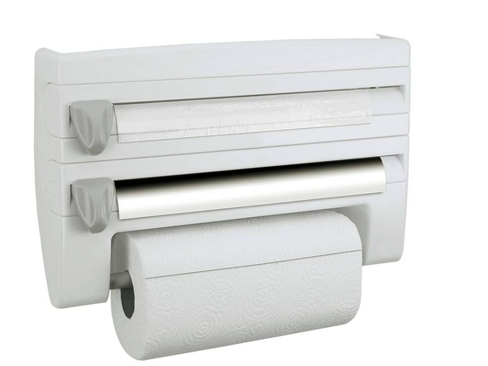 VERK GROUP Küchenrollenhalter Küchenorganizer mit Folien- und Papierspender, (1-St)