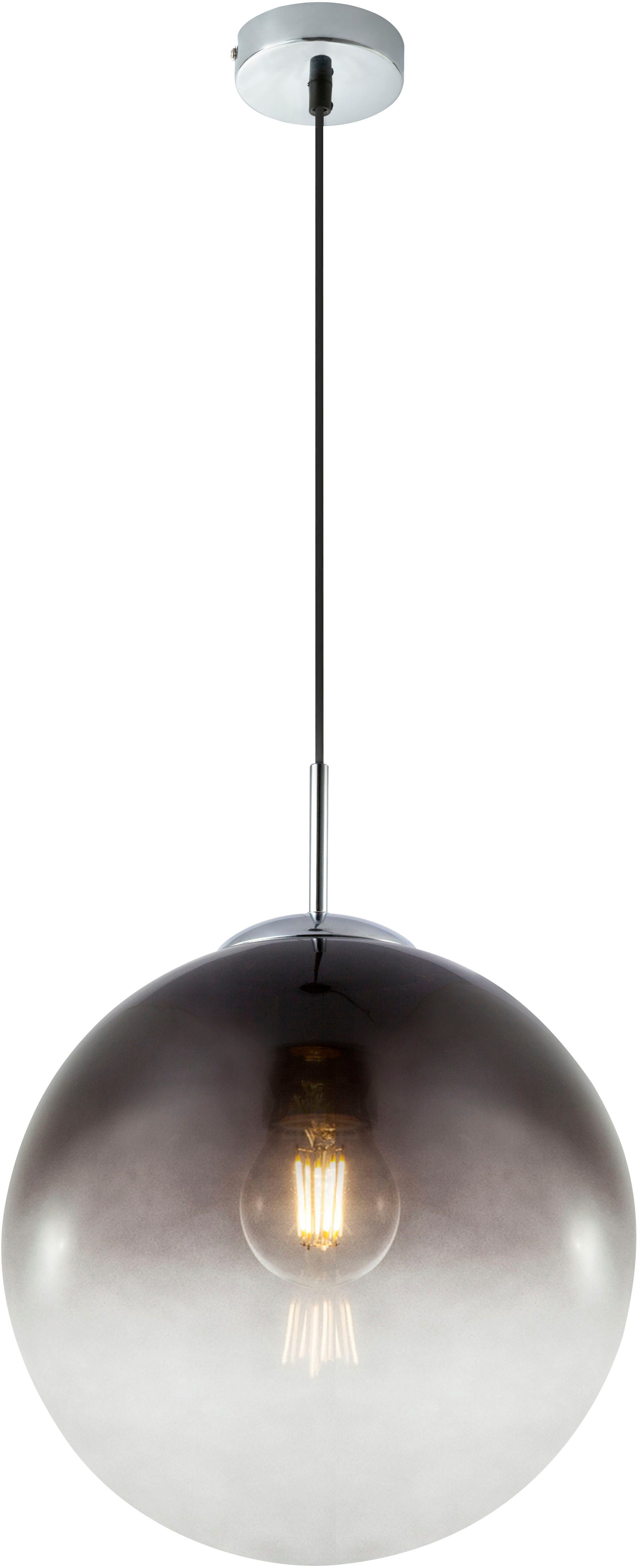 GLOBO LIGHTING Hängeleuchte VARUS, ohne Leuchtmittel, Hängeleuchte für Esszimmer Chrom modern