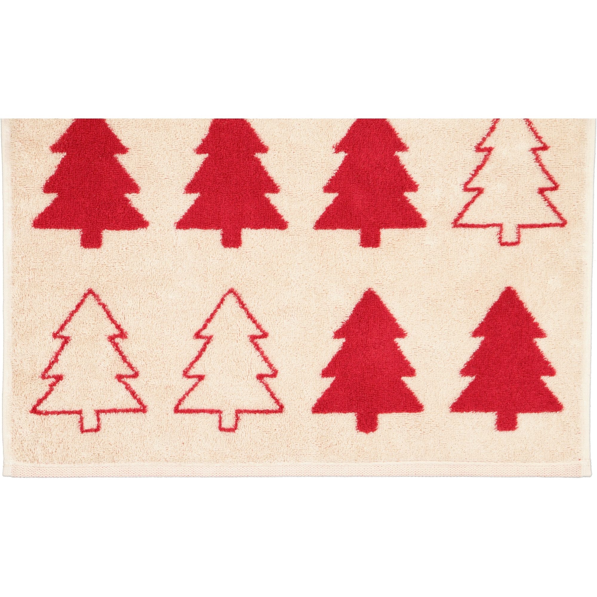 Cawö Handtücher Christmas Edition Tannenbäume 794, 100% Baumwolle (1-St)